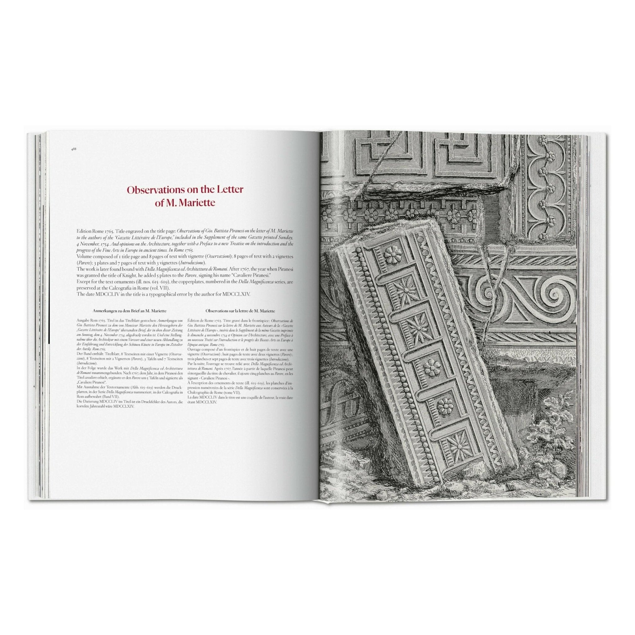 Piranesi. The Complete Etchings (German, French, English)-POPvault
