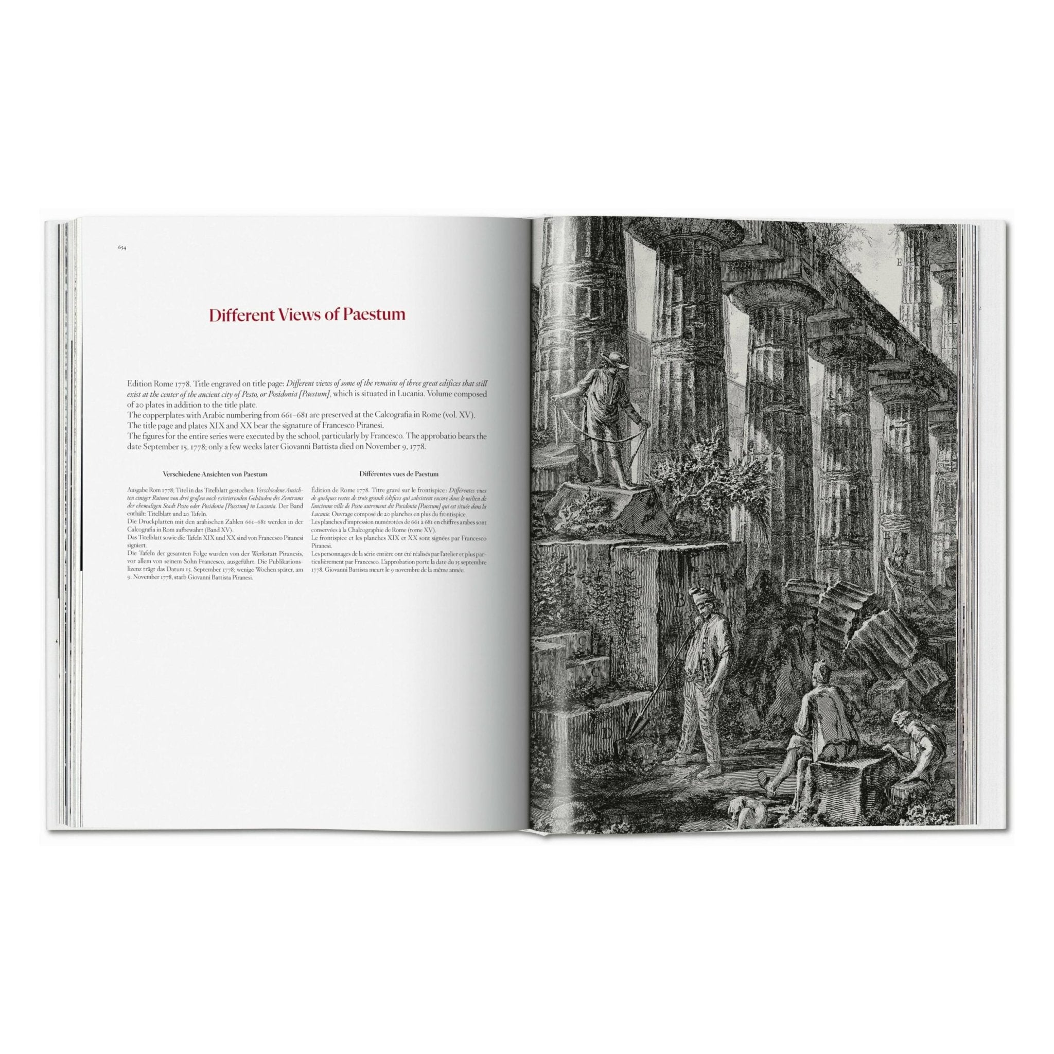 Piranesi. The Complete Etchings (German, French, English)-POPvault