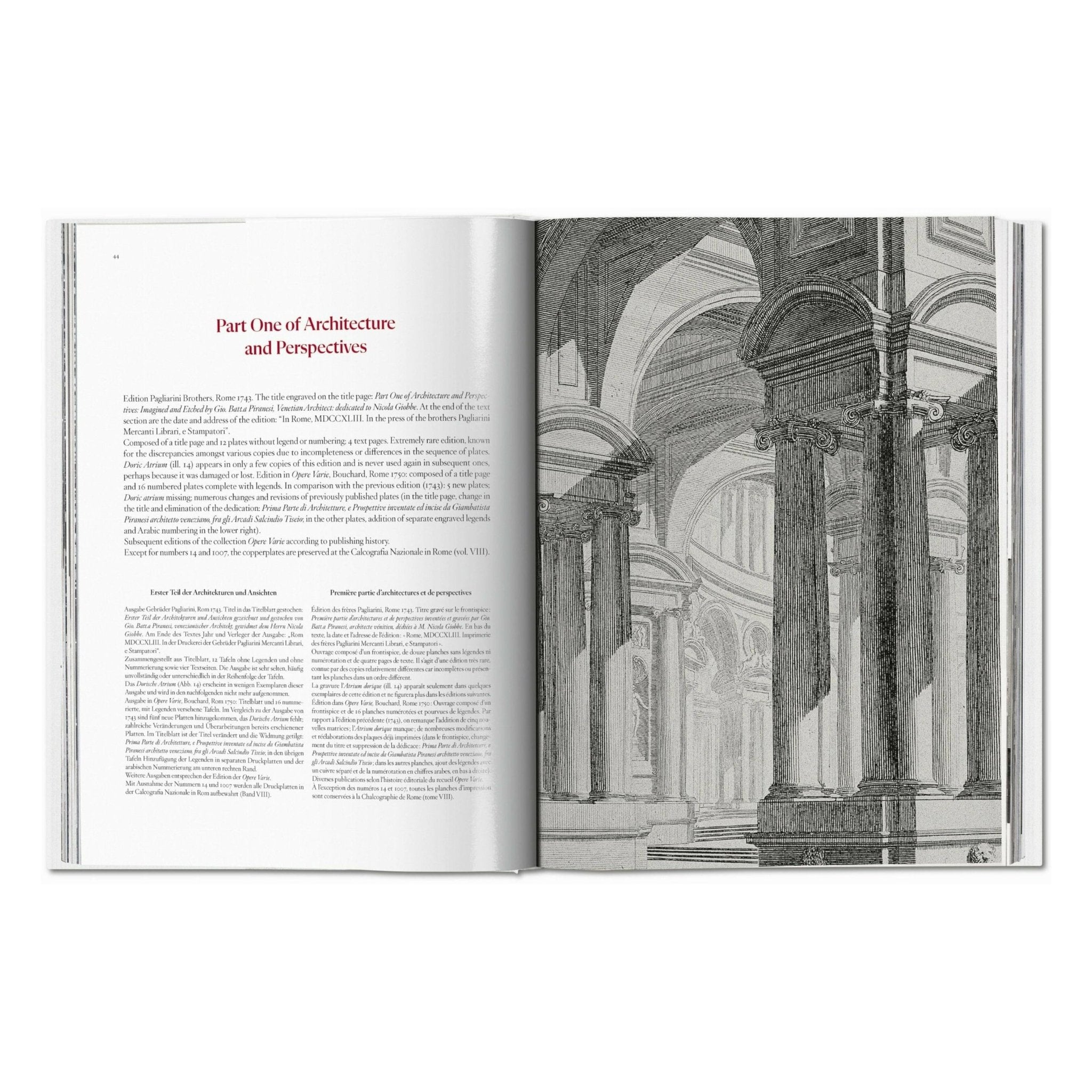Piranesi. The Complete Etchings (German, French, English)-POPvault