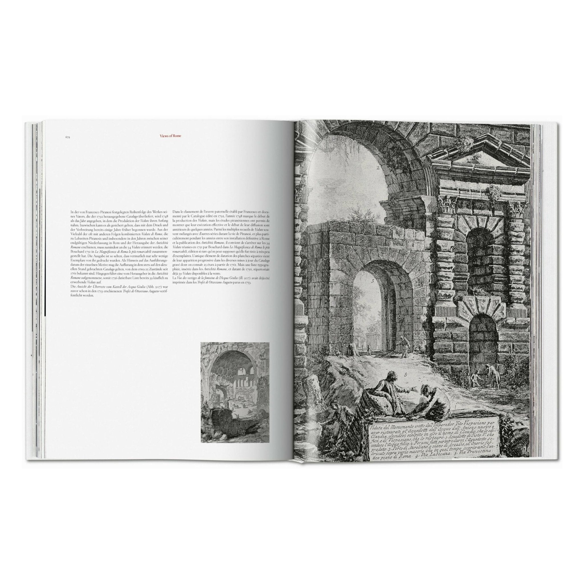 Piranesi. The Complete Etchings (German, French, English)-POPvault