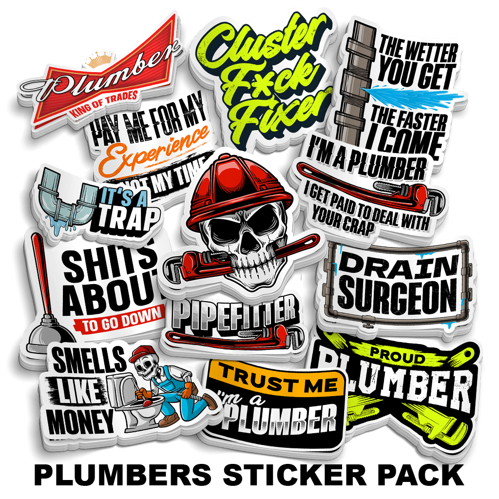 Plumbers Sticker Pack - POPvault
