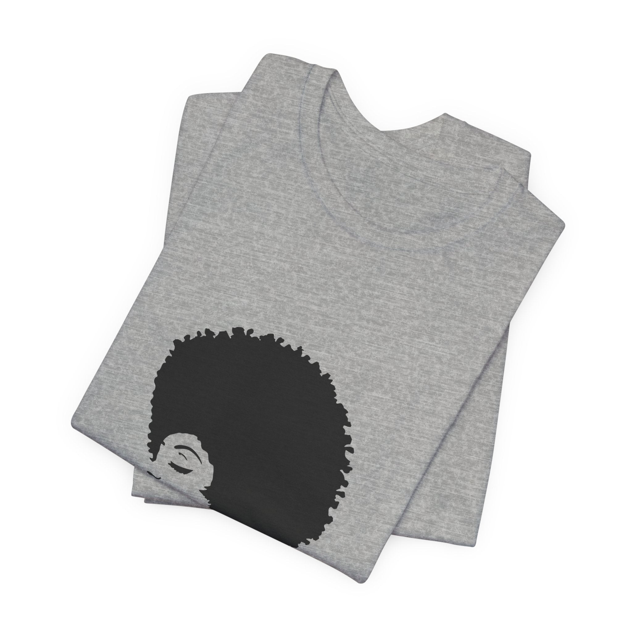 POP Culture Classics 70's Afro Unisex Jersey Short Sleeve T-Shirt - POPvault