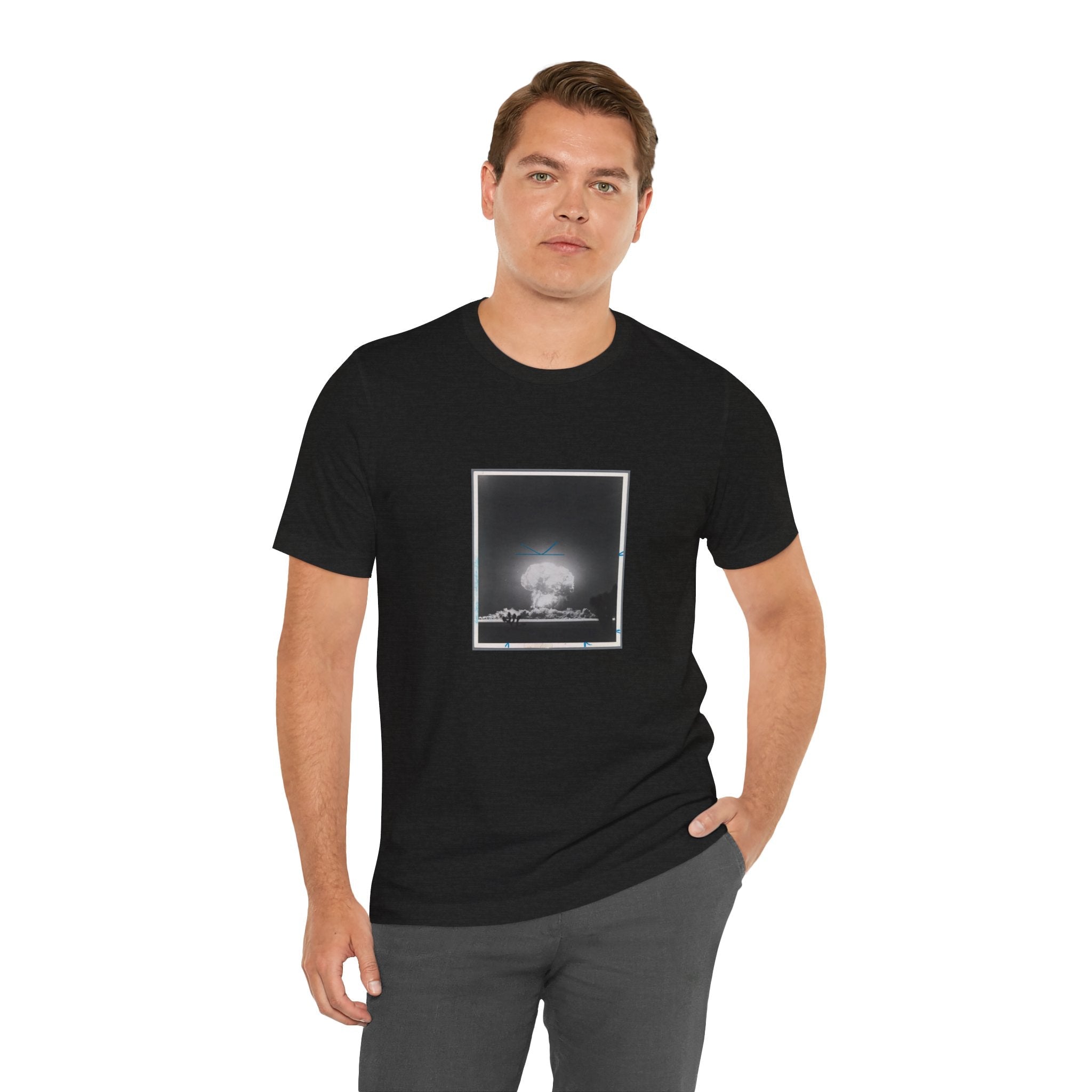 POP Culture Classics Atomic Bomb Test Image Unisex Jersey Short Sleeve T-Shirt - POPvault