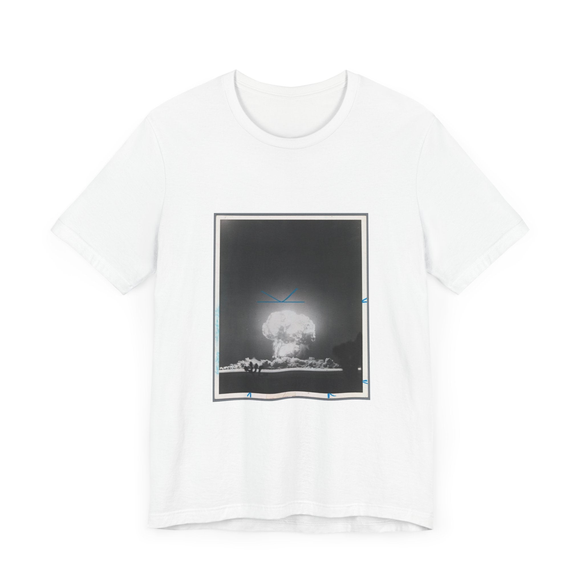 POP Culture Classics Atomic Bomb Test Image Unisex Jersey Short Sleeve T-Shirt - POPvault