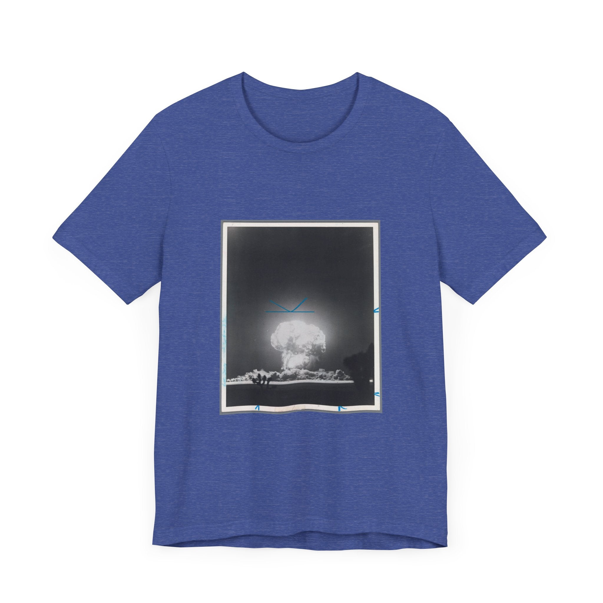 POP Culture Classics Atomic Bomb Test Image Unisex Jersey Short Sleeve T-Shirt - POPvault