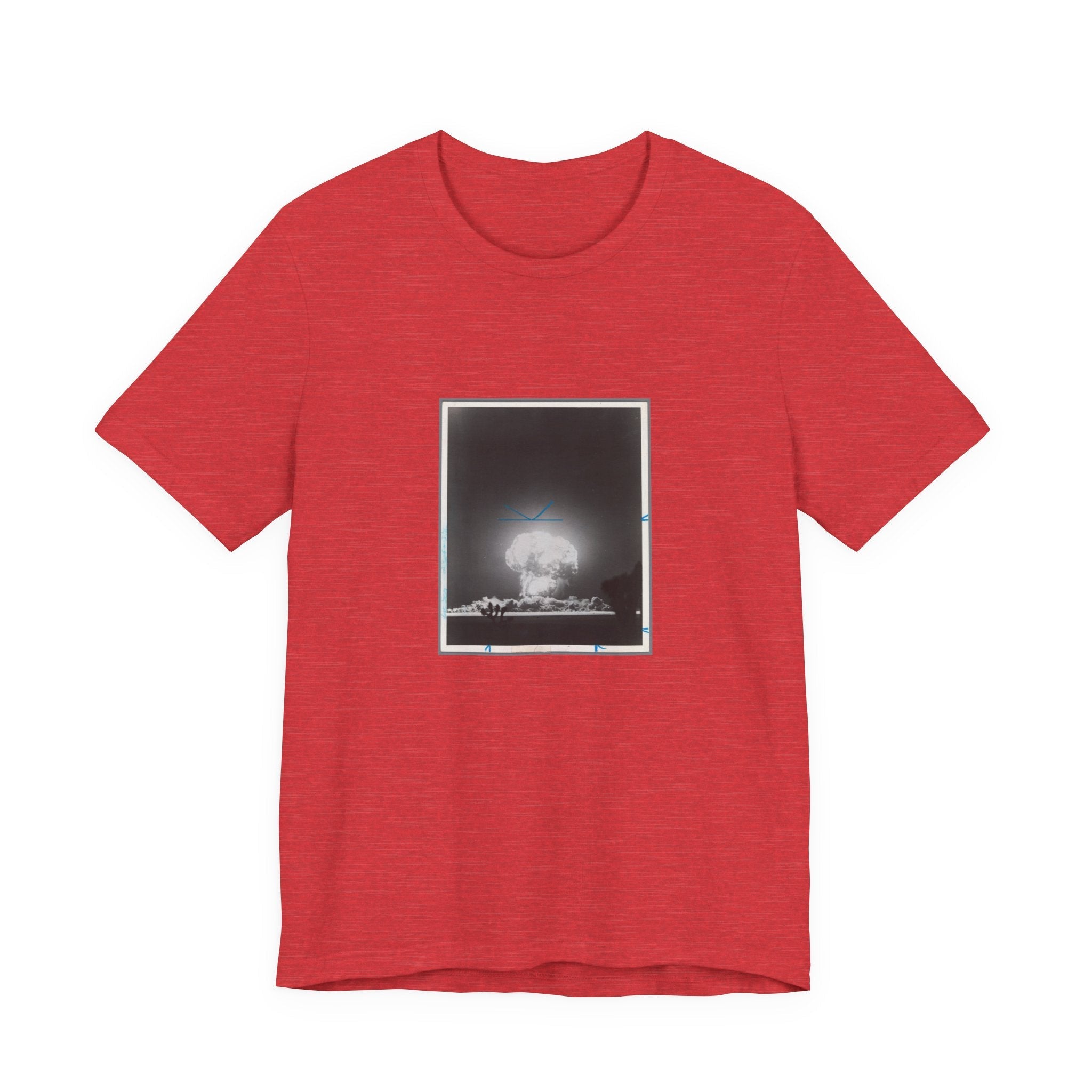 POP Culture Classics Atomic Bomb Test Image Unisex Jersey Short Sleeve T-Shirt - POPvault