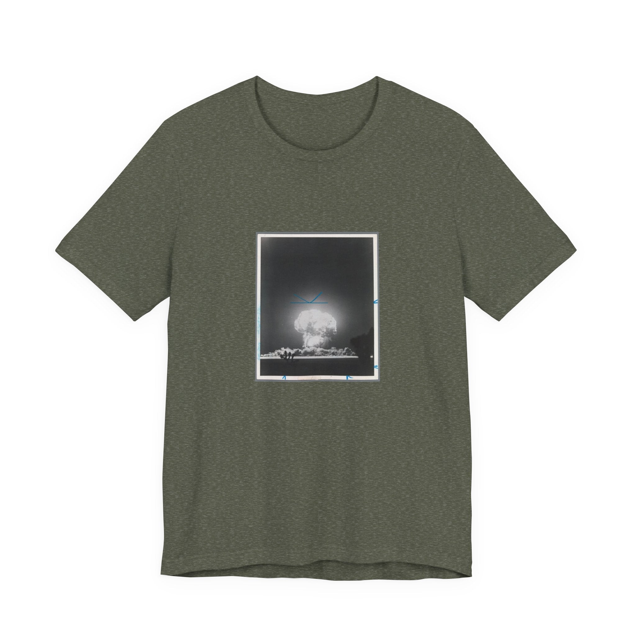 POP Culture Classics Atomic Bomb Test Image Unisex Jersey Short Sleeve T-Shirt - POPvault