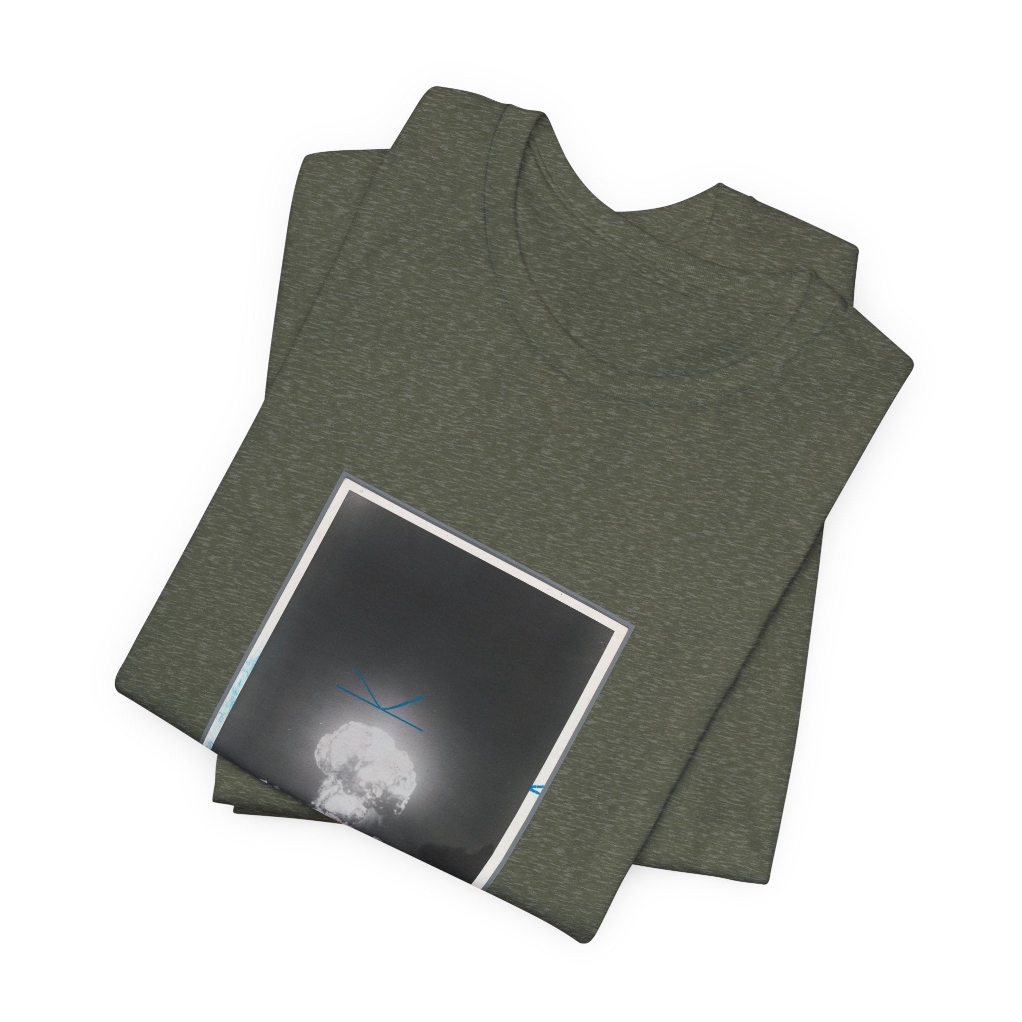 POP Culture Classics Atomic Bomb Test Image Unisex Jersey Short Sleeve T-Shirt - POPvault