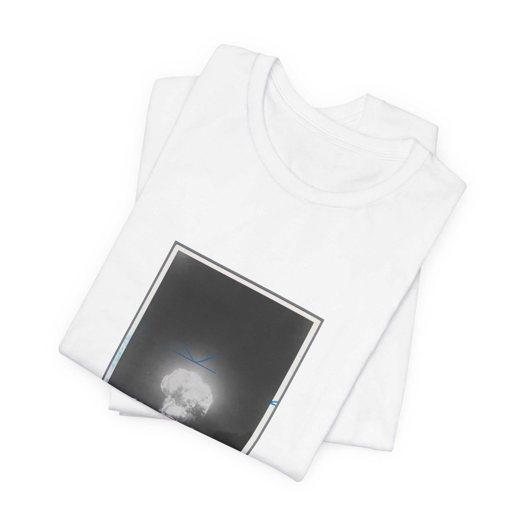 POP Culture Classics Atomic Bomb Test Image Unisex Jersey Short Sleeve T-Shirt - POPvault