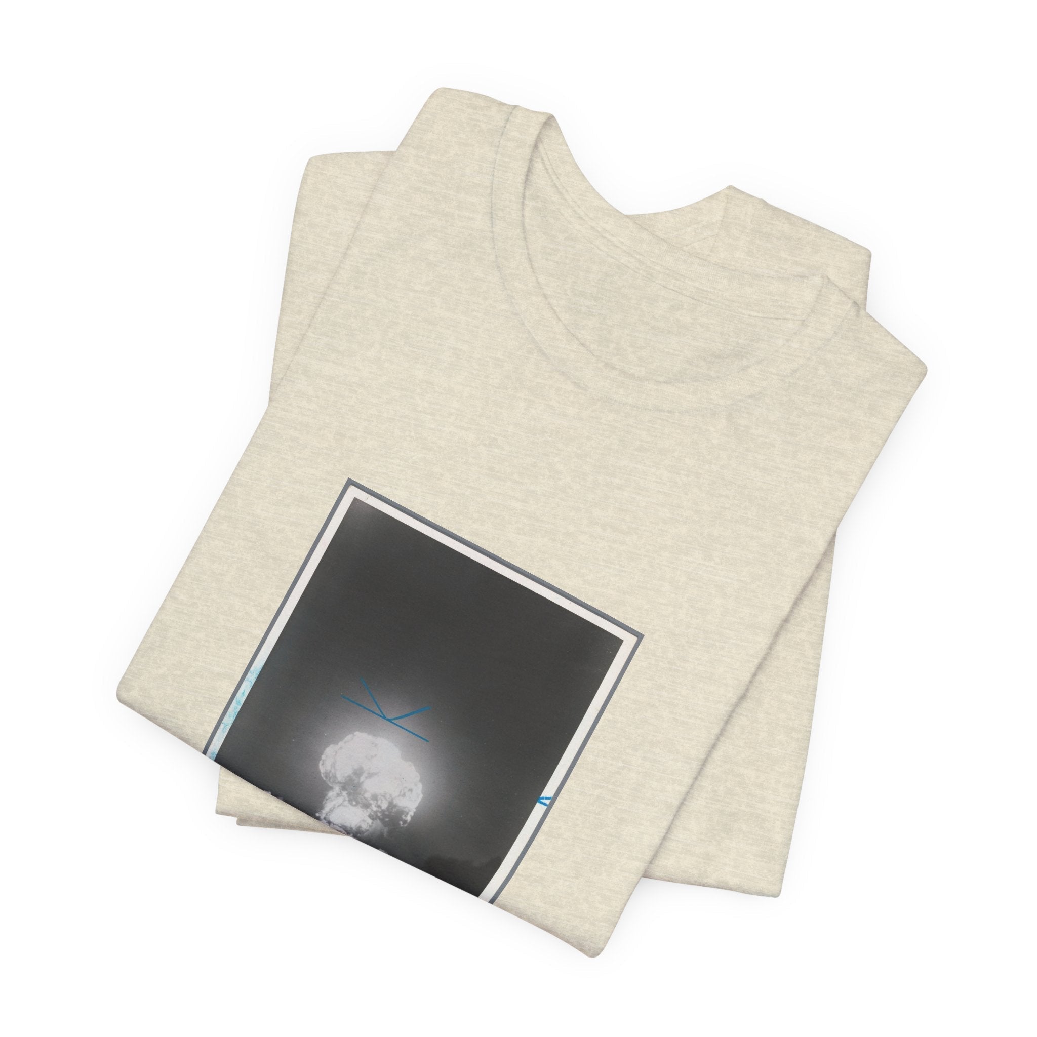 POP Culture Classics Atomic Bomb Test Image Unisex Jersey Short Sleeve T-Shirt - POPvault
