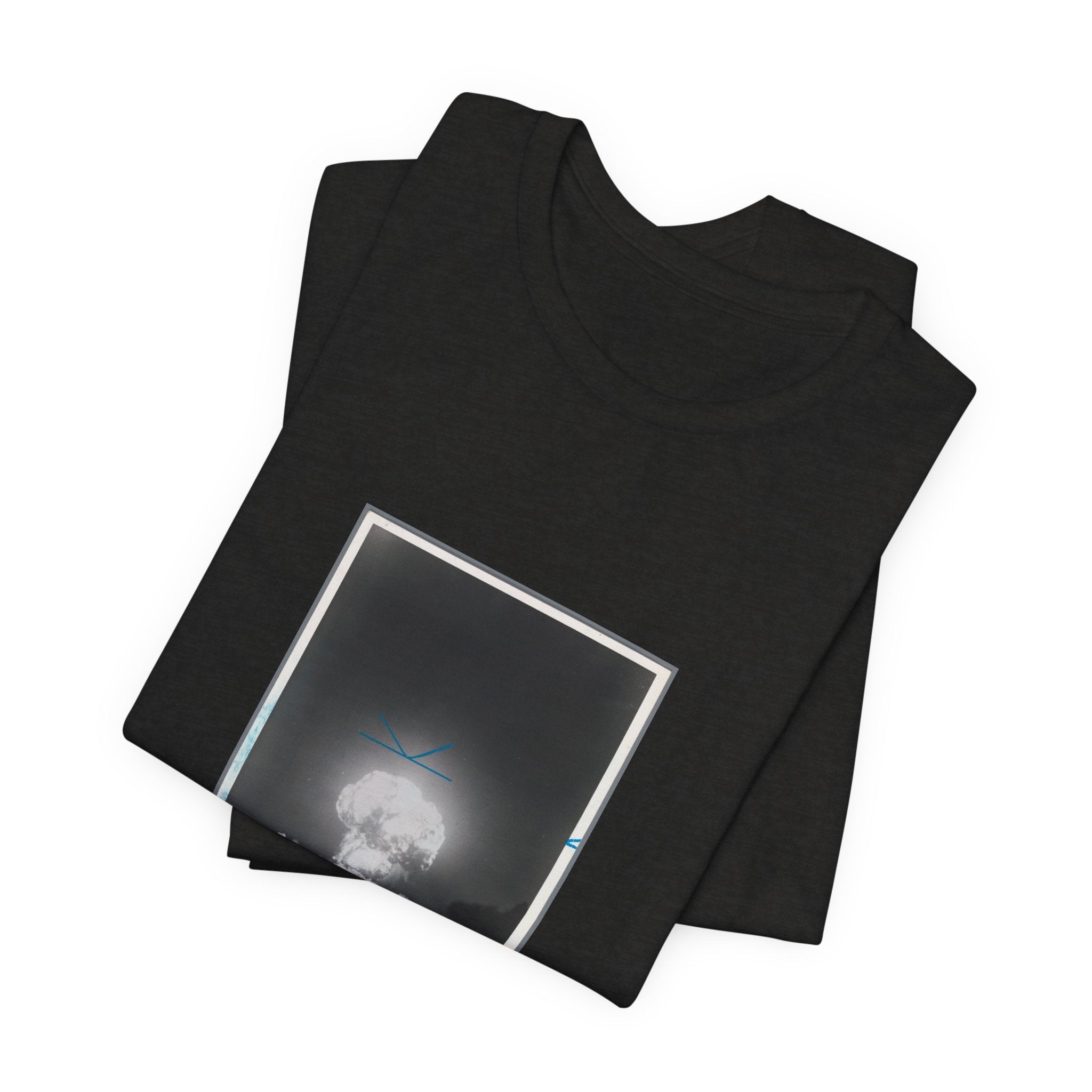 POP Culture Classics Atomic Bomb Test Image Unisex Jersey Short Sleeve T-Shirt - POPvault