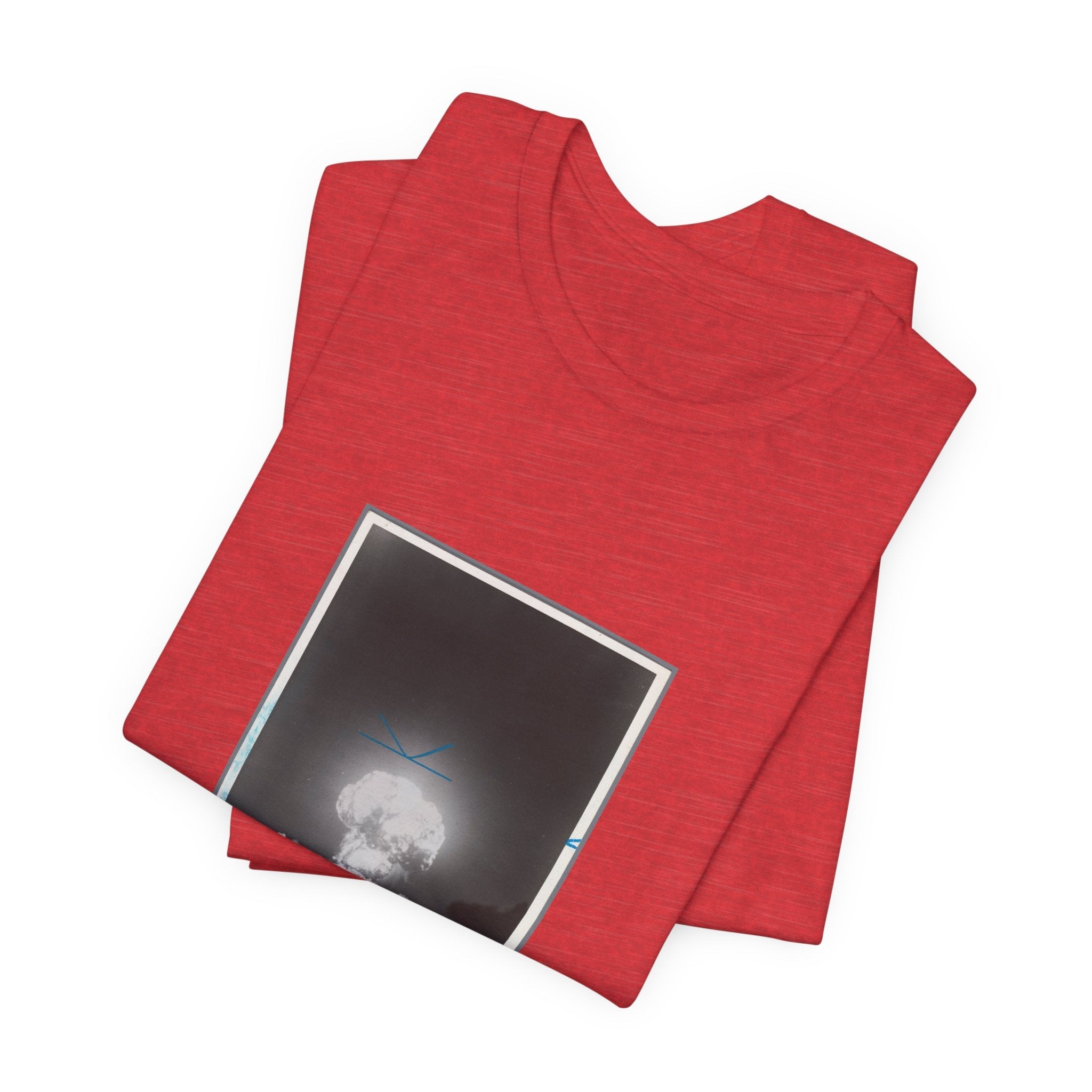 POP Culture Classics Atomic Bomb Test Image Unisex Jersey Short Sleeve T-Shirt - POPvault