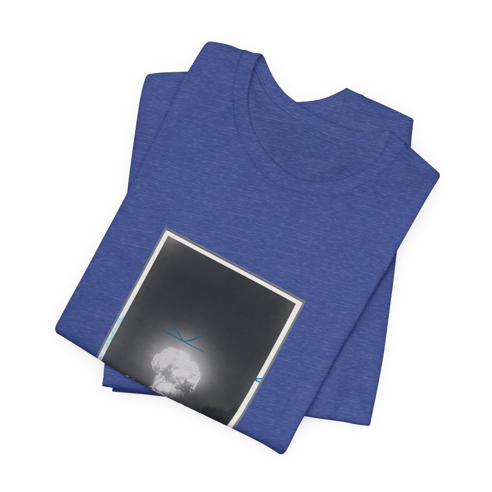 POP Culture Classics Atomic Bomb Test Image Unisex Jersey Short Sleeve T-Shirt - POPvault