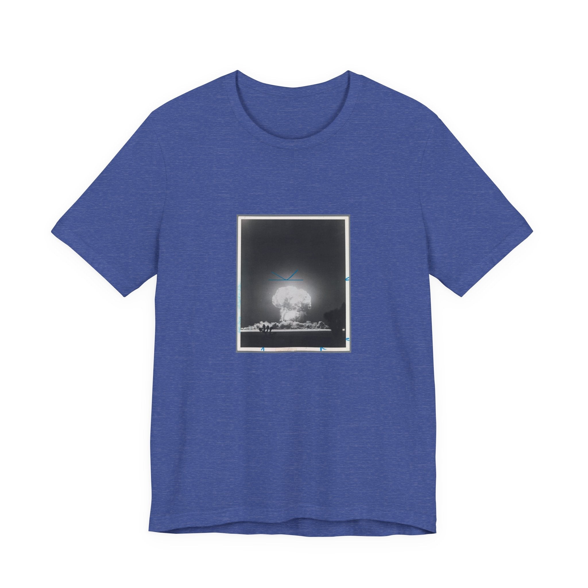 POP Culture Classics Atomic Bomb Test Image Unisex Jersey Short Sleeve T-Shirt - POPvault