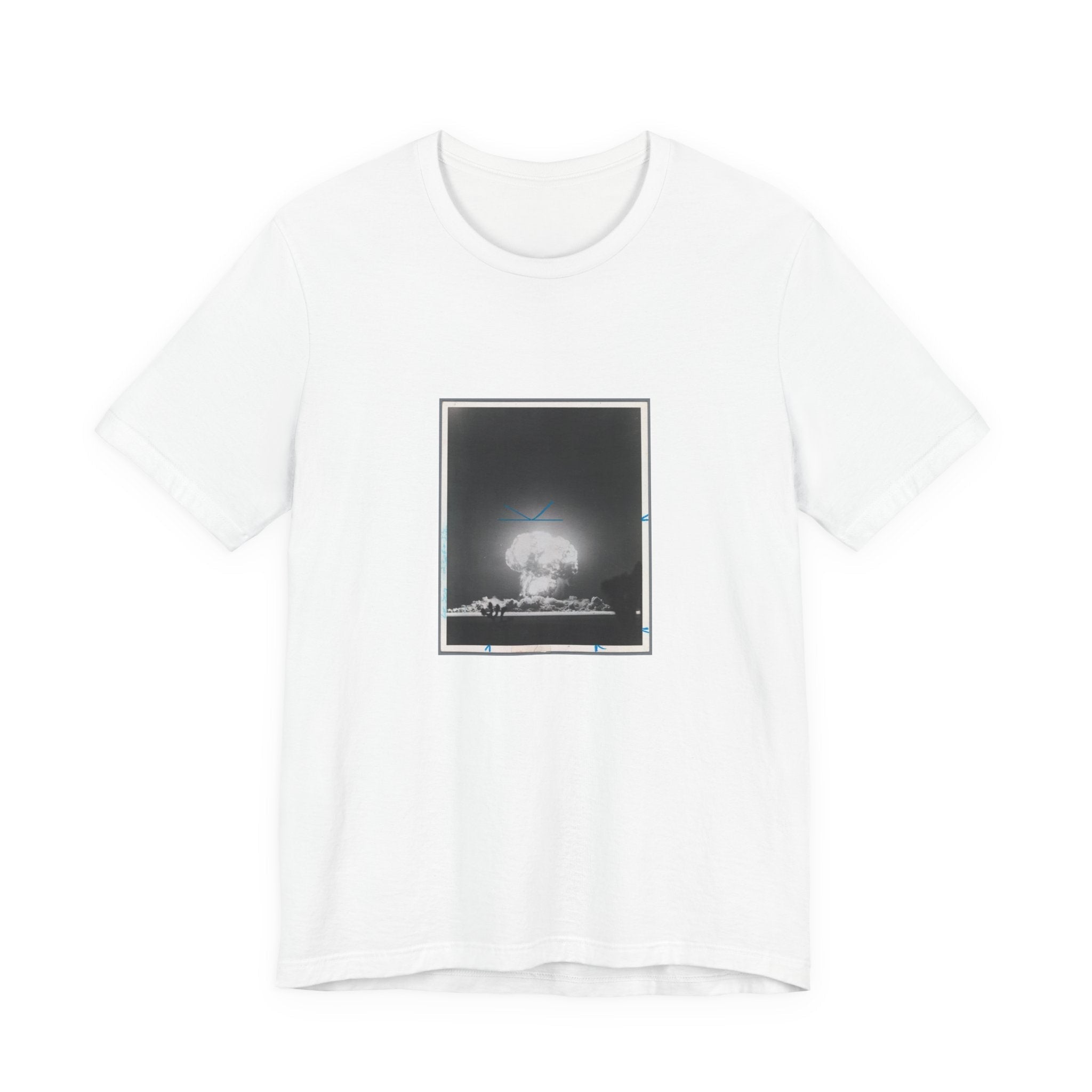 POP Culture Classics Atomic Bomb Test Image Unisex Jersey Short Sleeve T-Shirt - POPvault