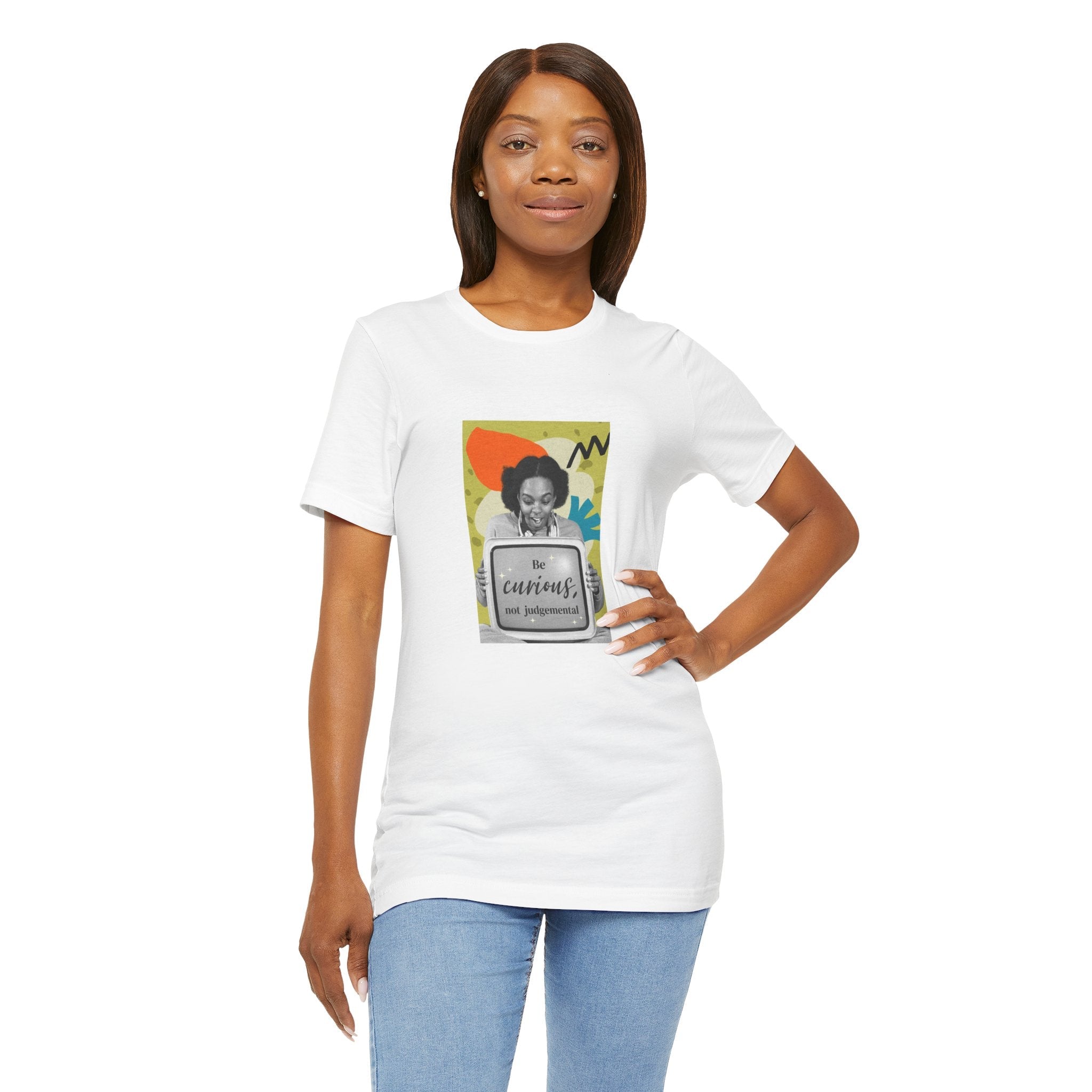 POP Culture Classics Be Curious Still Unisex Jersey Short Sleeve T-Shirt - POPvault