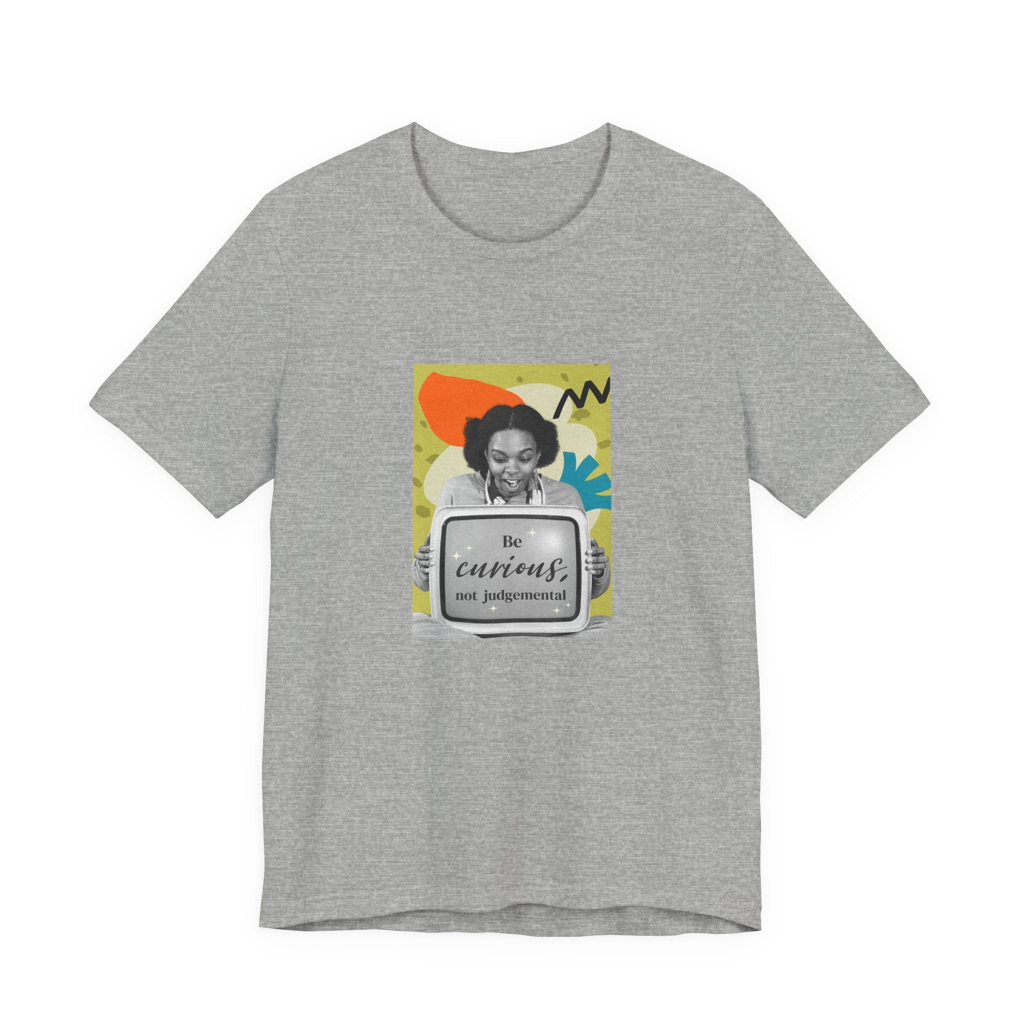 POP Culture Classics Be Curious Still Unisex Jersey Short Sleeve T-Shirt - POPvault