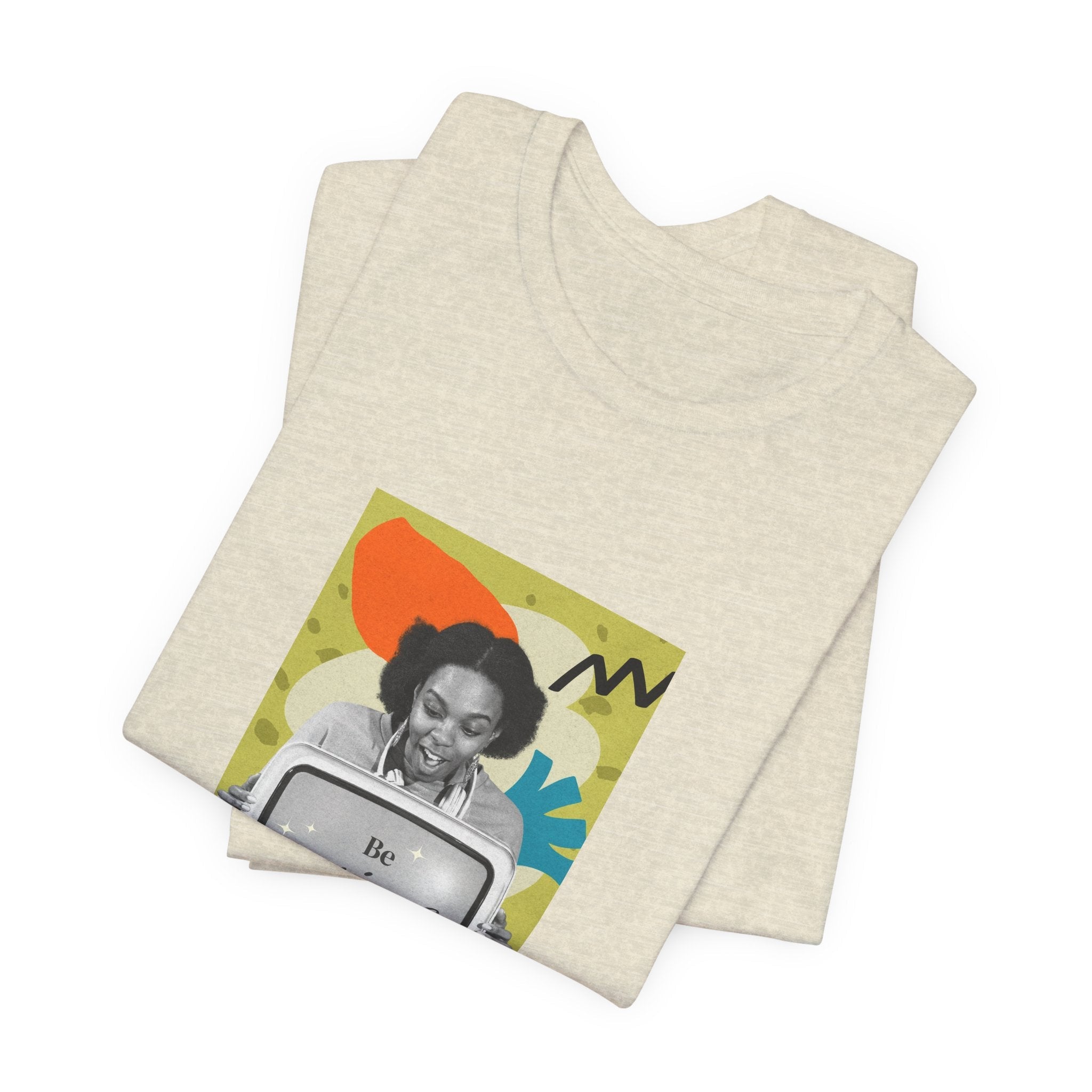 POP Culture Classics Be Curious Still Unisex Jersey Short Sleeve T-Shirt - POPvault