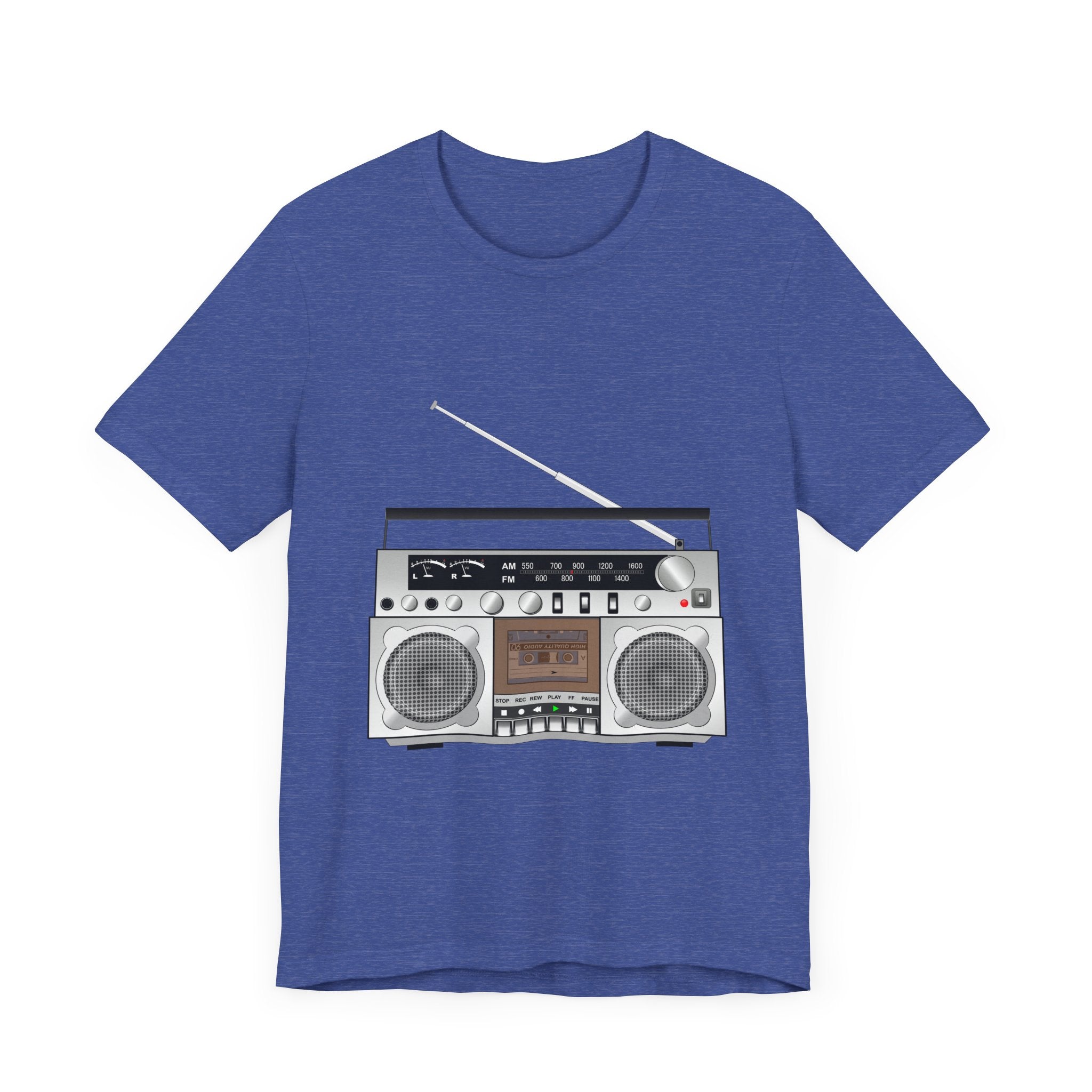 POP Culture Classics Boombox Unisex Jersey Short Sleeve T-Shirt - POPvault