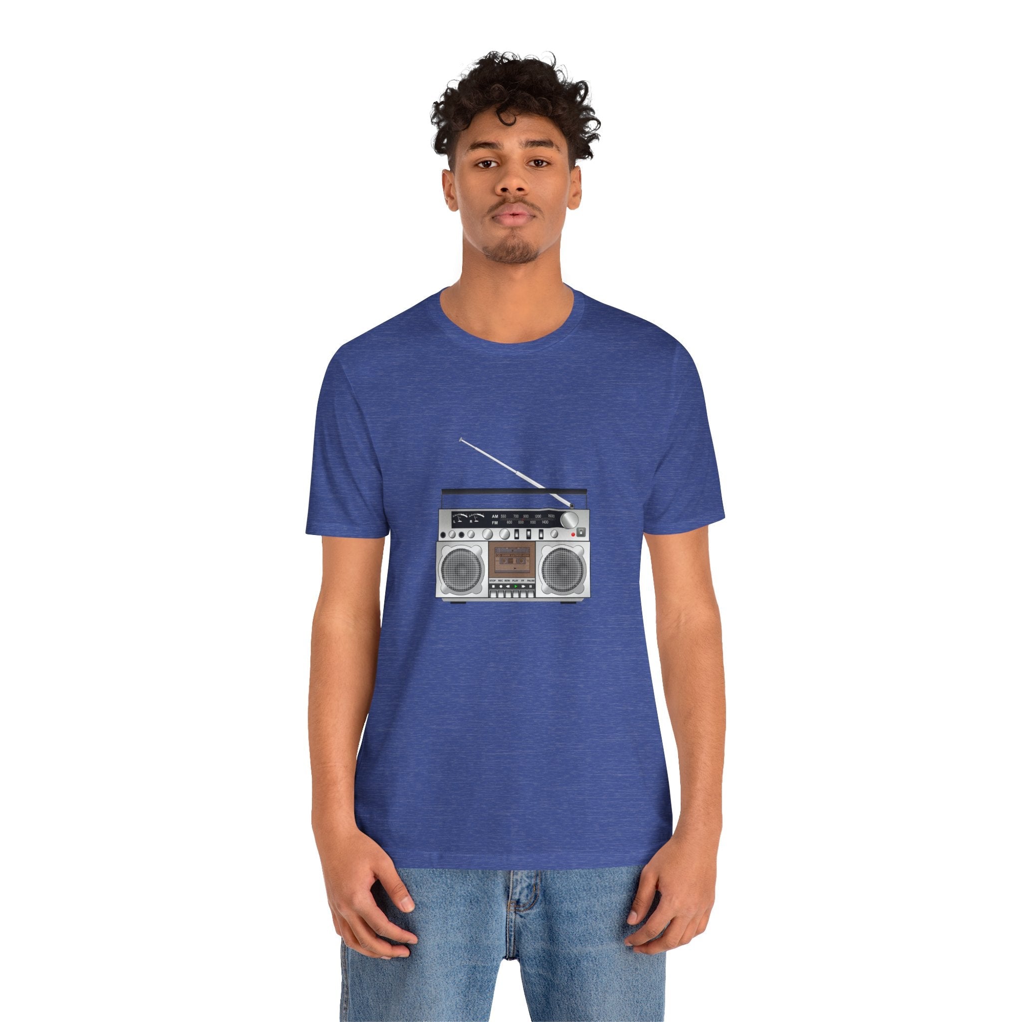 POP Culture Classics Boombox Unisex Jersey Short Sleeve T-Shirt - POPvault