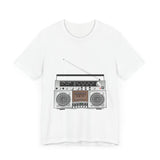 POP Culture Classics Boombox Unisex Jersey Short Sleeve T-Shirt - POPvault
