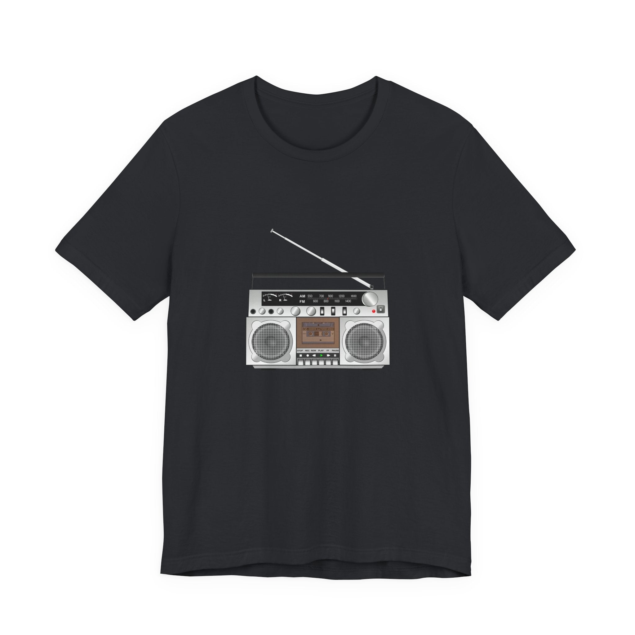 POP Culture Classics Boombox Unisex Jersey Short Sleeve T-Shirt - POPvault