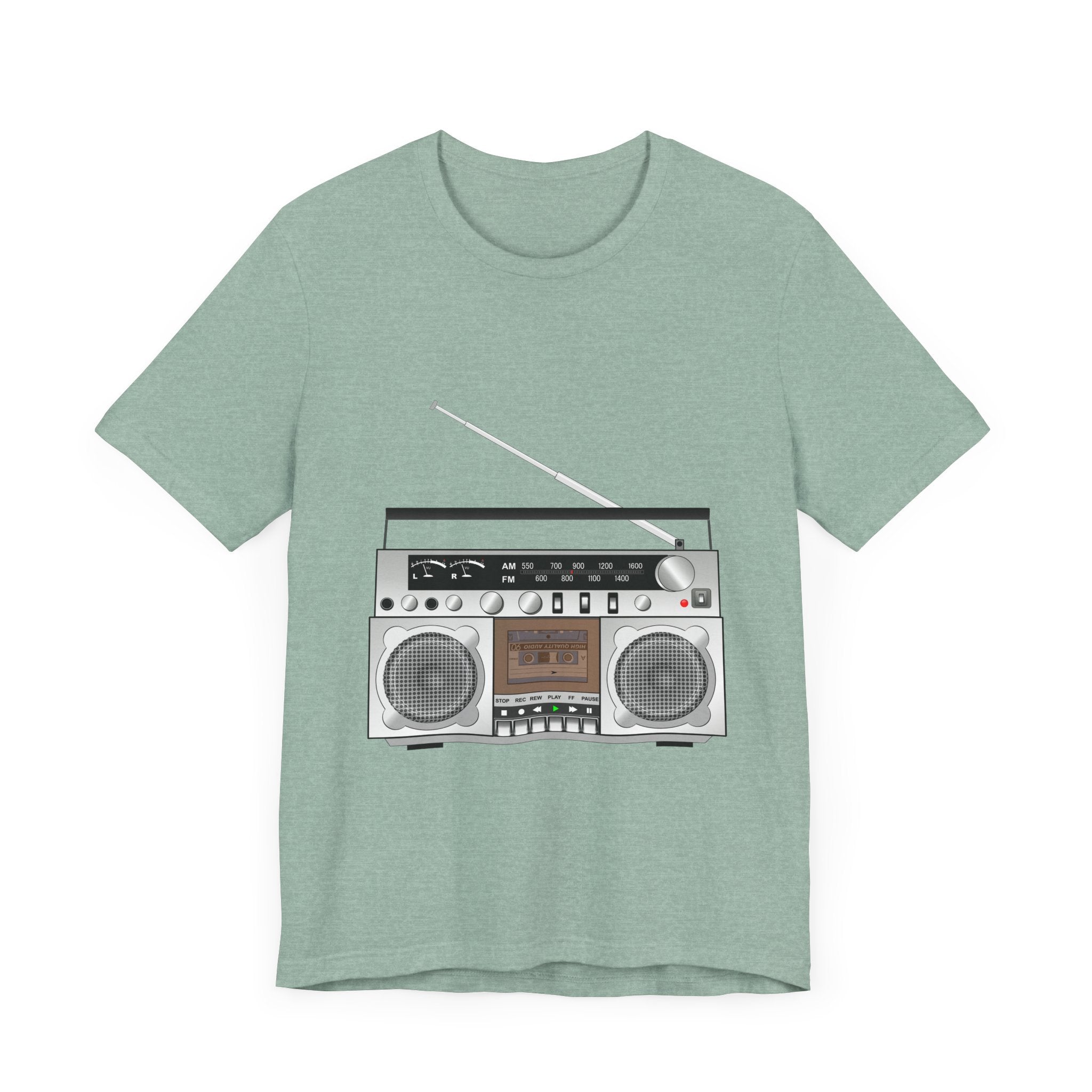 POP Culture Classics Boombox Unisex Jersey Short Sleeve T-Shirt - POPvault