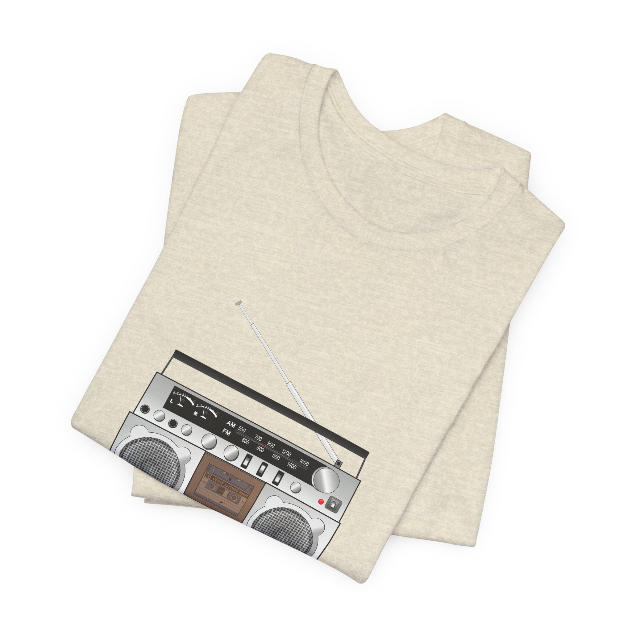 POP Culture Classics Boombox Unisex Jersey Short Sleeve T-Shirt - POPvault