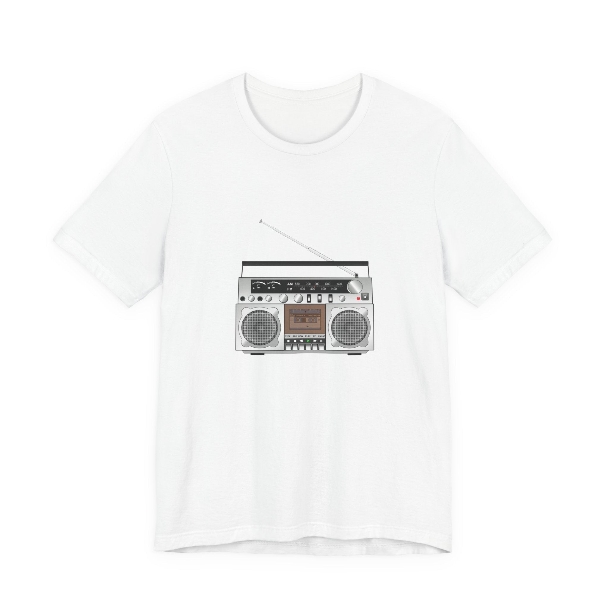 POP Culture Classics Boombox Unisex Jersey Short Sleeve T-Shirt - POPvault