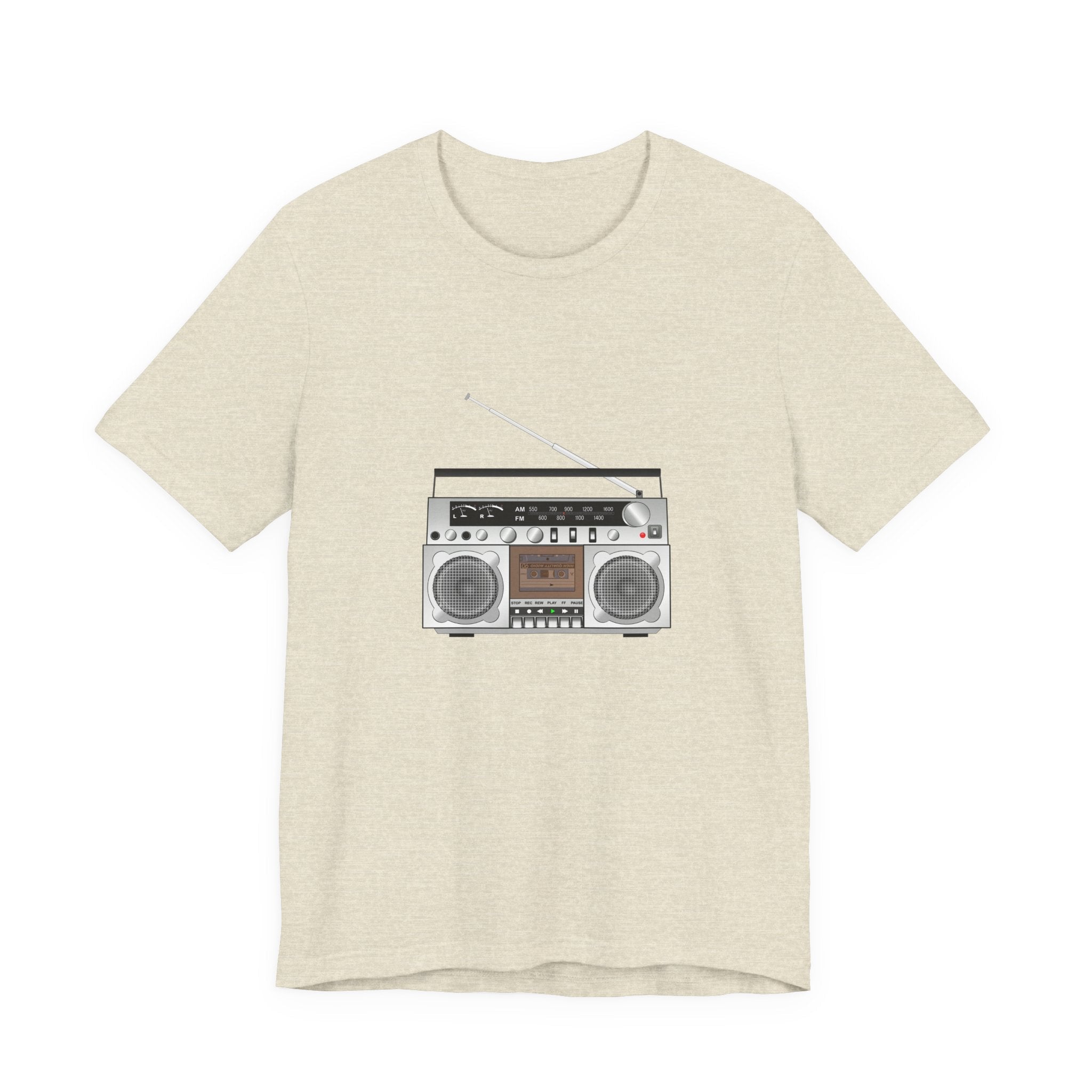 POP Culture Classics Boombox Unisex Jersey Short Sleeve T-Shirt - POPvault