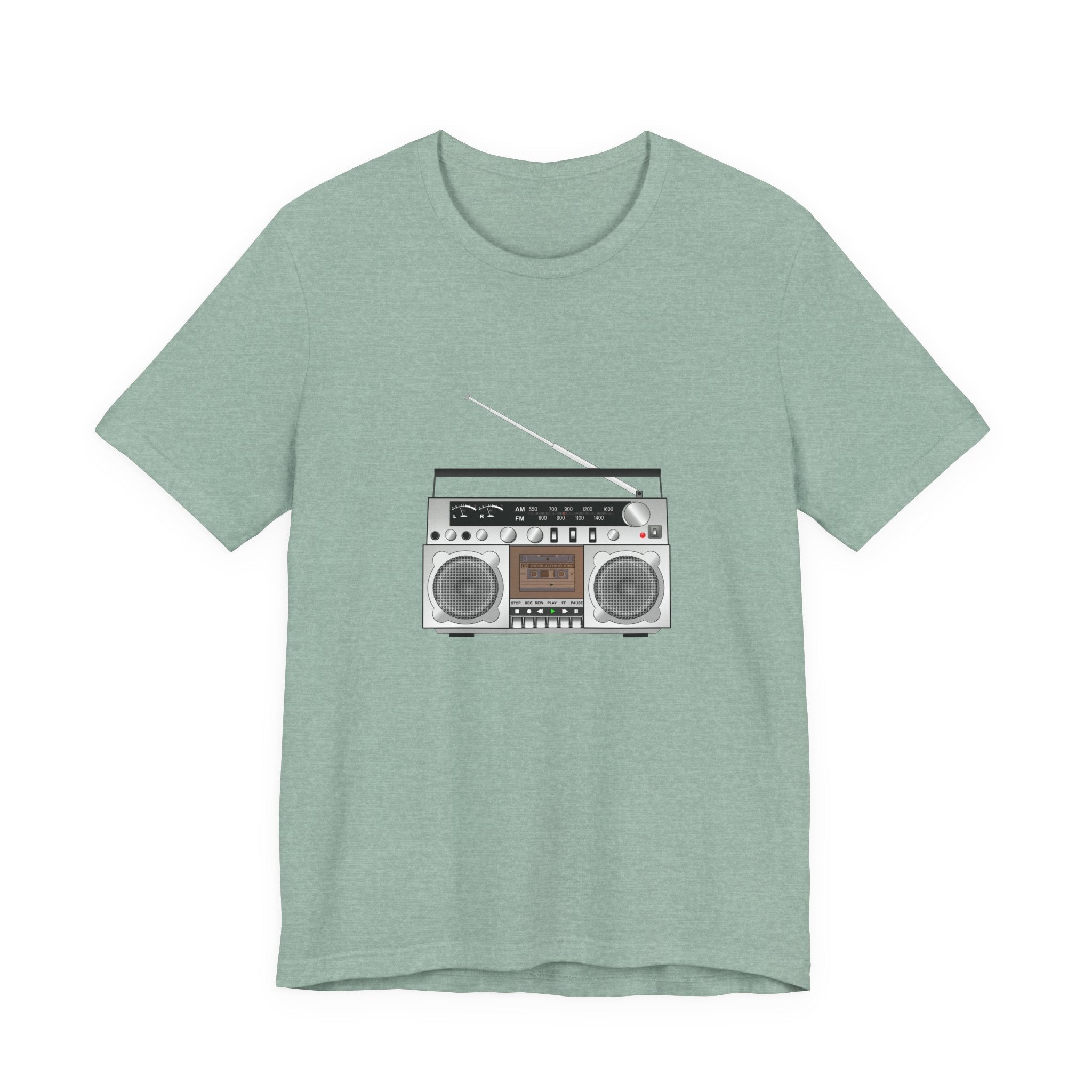 POP Culture Classics Boombox Unisex Jersey Short Sleeve T-Shirt - POPvault