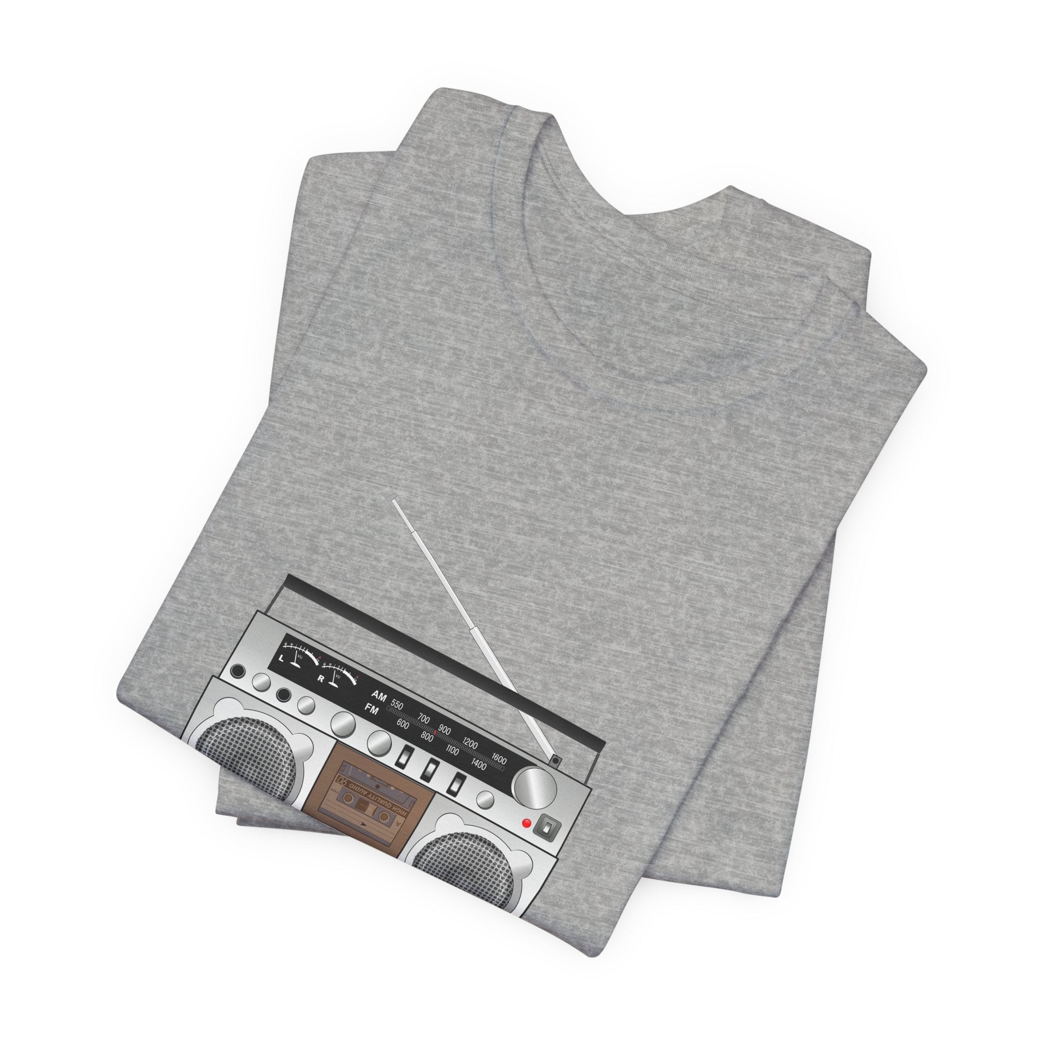 POP Culture Classics Boombox Unisex Jersey Short Sleeve T-Shirt - POPvault