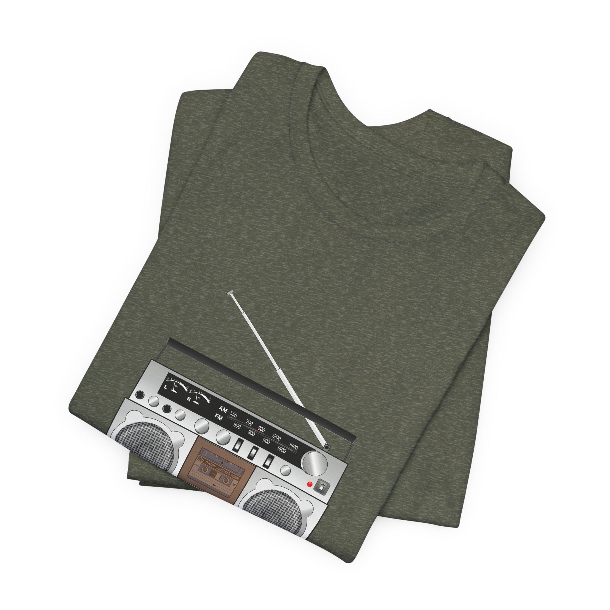 POP Culture Classics Boombox Unisex Jersey Short Sleeve T-Shirt - POPvault