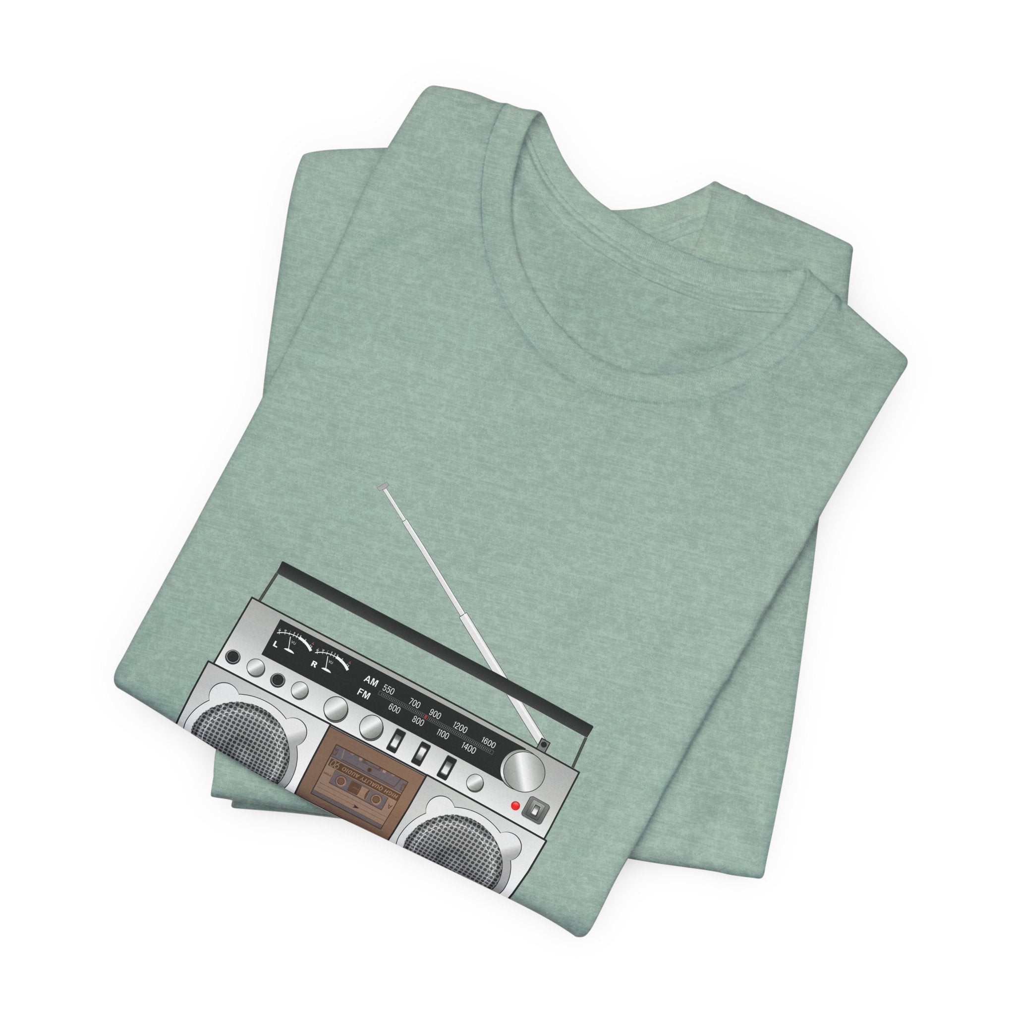 POP Culture Classics Boombox Unisex Jersey Short Sleeve T-Shirt - POPvault
