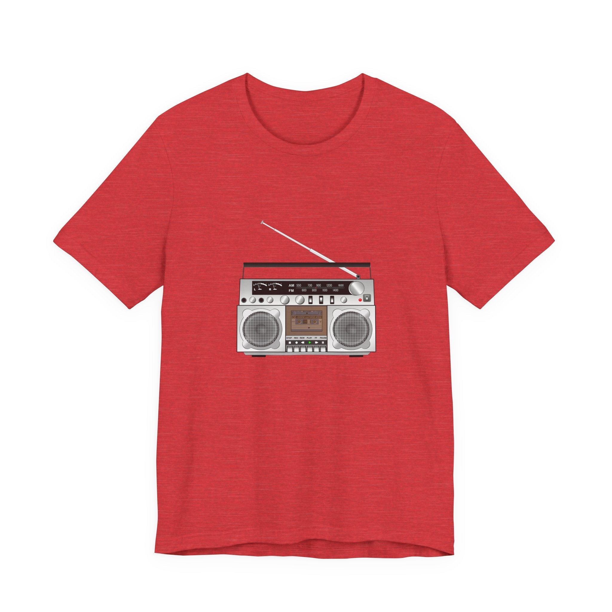POP Culture Classics Boombox Unisex Jersey Short Sleeve T-Shirt - POPvault