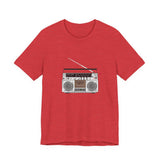 POP Culture Classics Boombox Unisex Jersey Short Sleeve T-Shirt - POPvault