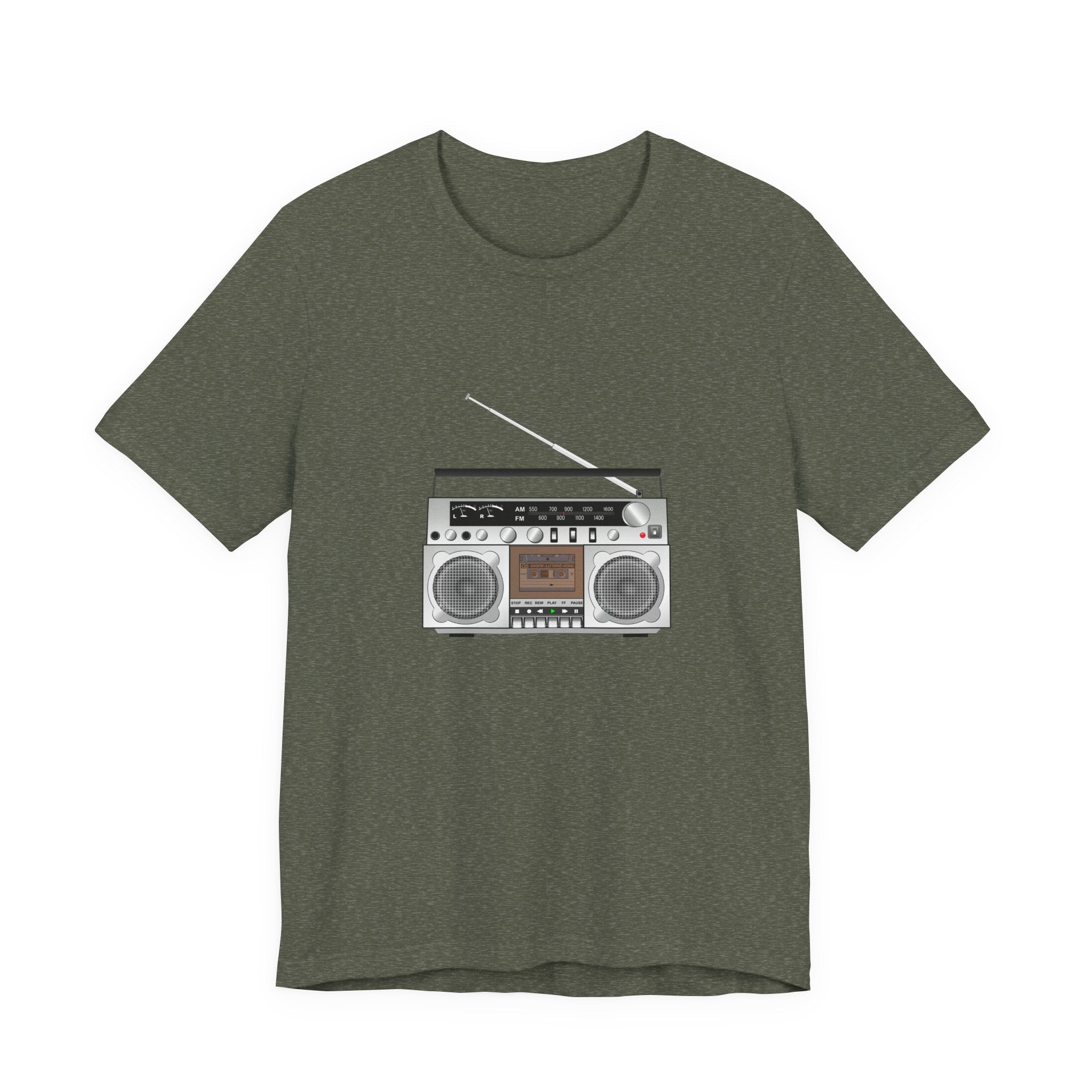 POP Culture Classics Boombox Unisex Jersey Short Sleeve T-Shirt - POPvault