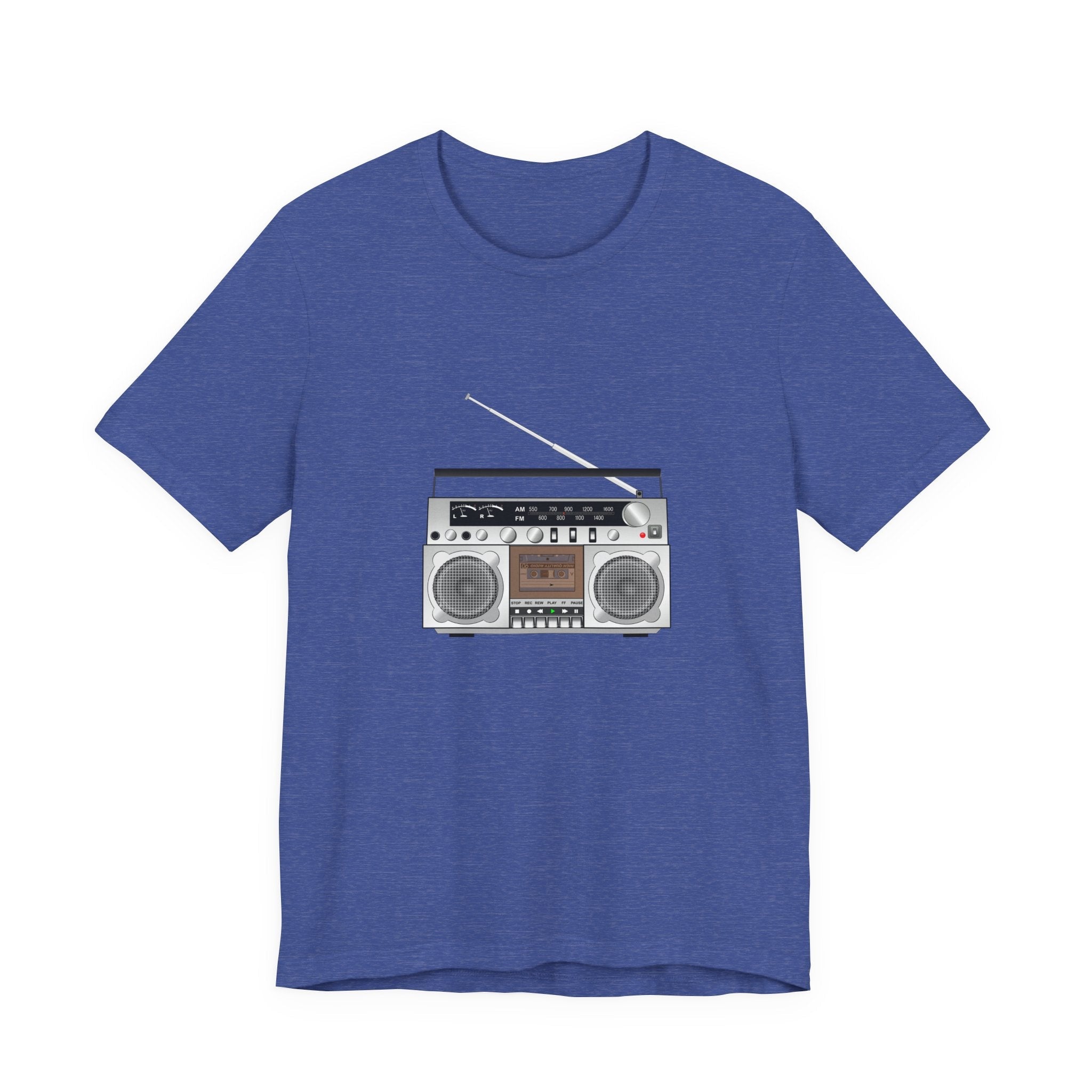 POP Culture Classics Boombox Unisex Jersey Short Sleeve T-Shirt - POPvault