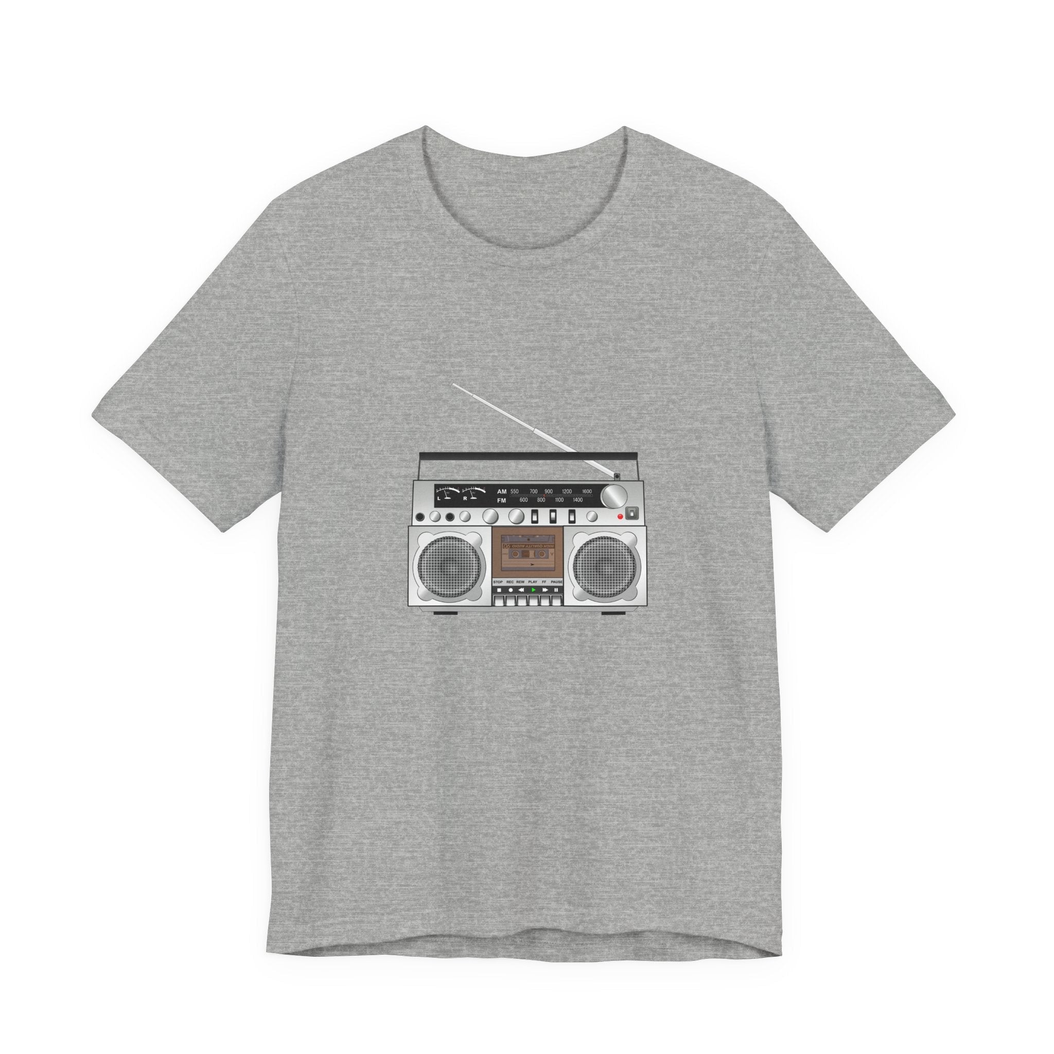 POP Culture Classics Boombox Unisex Jersey Short Sleeve T-Shirt - POPvault