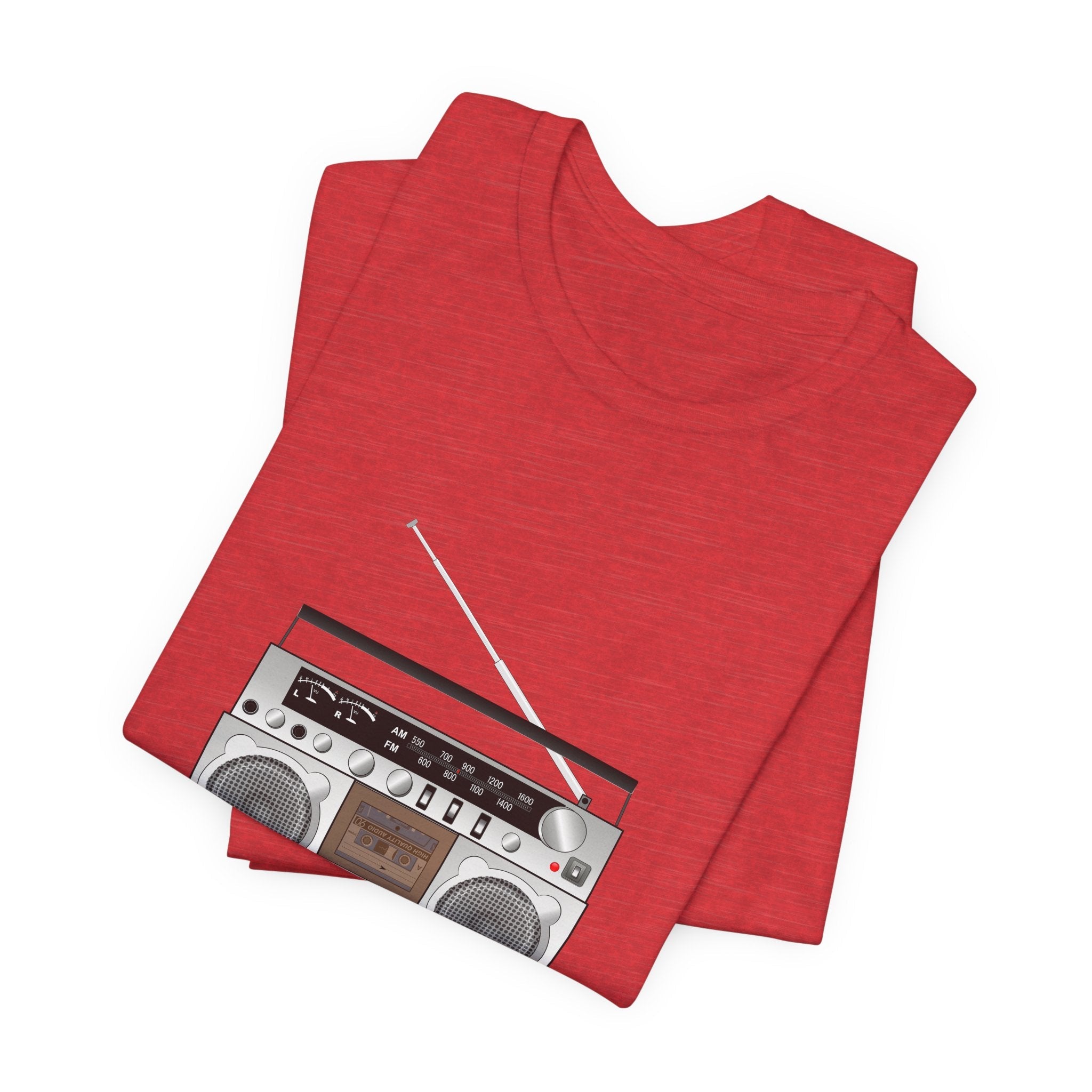 POP Culture Classics Boombox Unisex Jersey Short Sleeve T-Shirt - POPvault