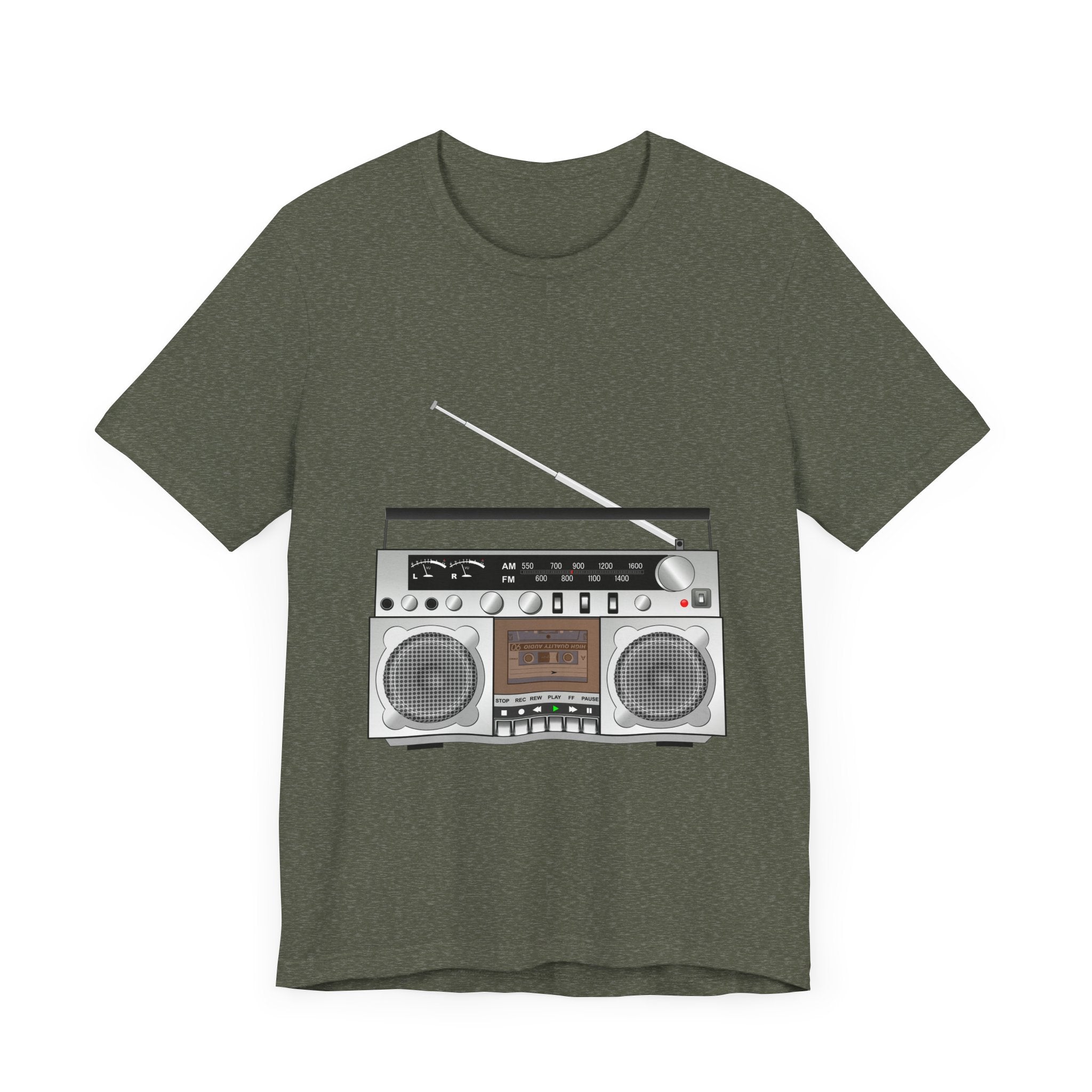 POP Culture Classics Boombox Unisex Jersey Short Sleeve T-Shirt - POPvault