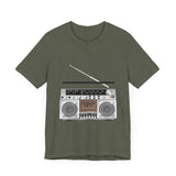 POP Culture Classics Boombox Unisex Jersey Short Sleeve T-Shirt - POPvault