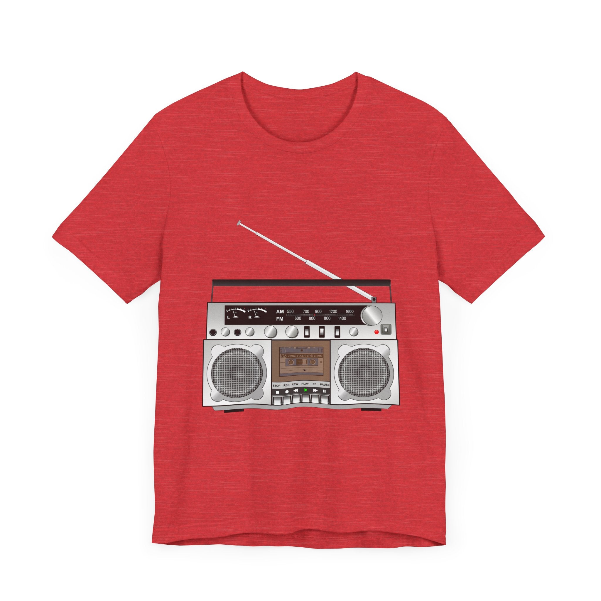 POP Culture Classics Boombox Unisex Jersey Short Sleeve T-Shirt - POPvault
