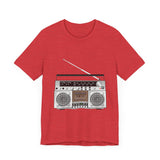 POP Culture Classics Boombox Unisex Jersey Short Sleeve T-Shirt - POPvault