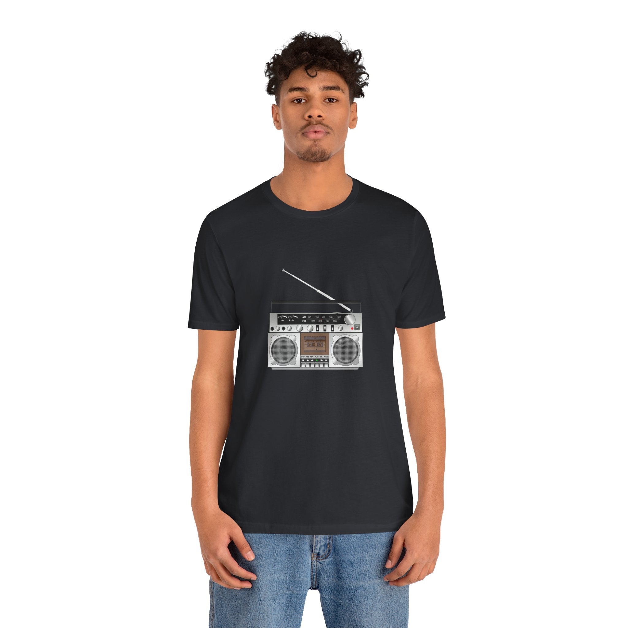 POP Culture Classics Boombox Unisex Jersey Short Sleeve T-Shirt - POPvault