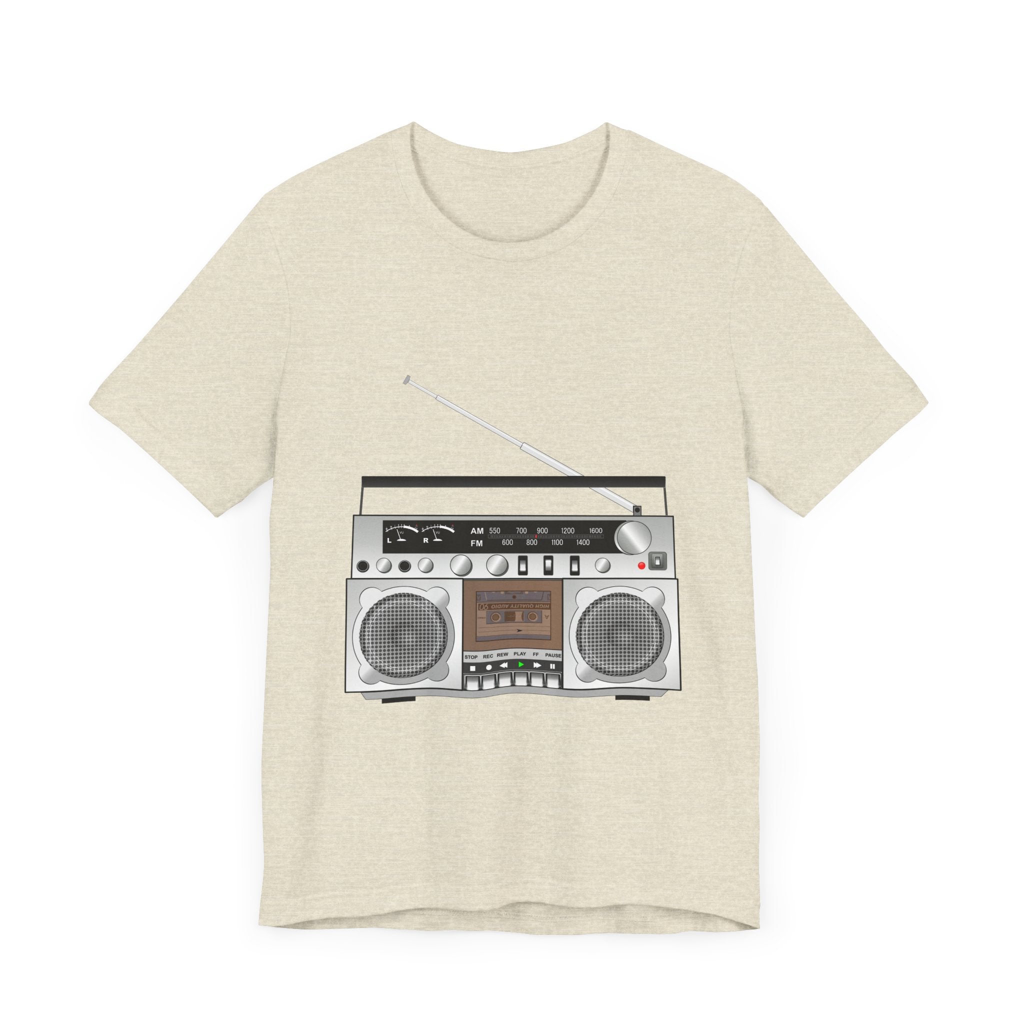 POP Culture Classics Boombox Unisex Jersey Short Sleeve T-Shirt - POPvault