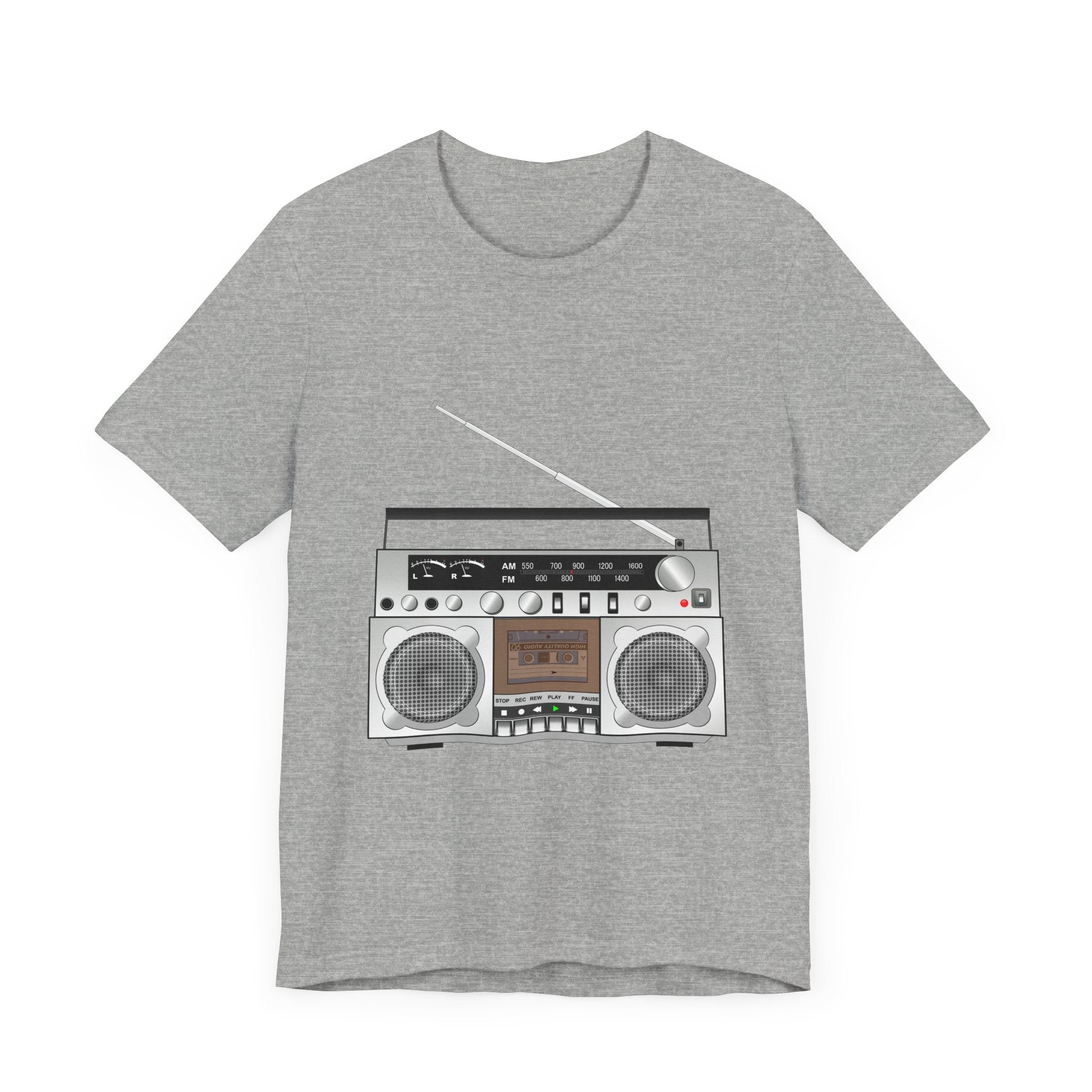 POP Culture Classics Boombox Unisex Jersey Short Sleeve T-Shirt - POPvault
