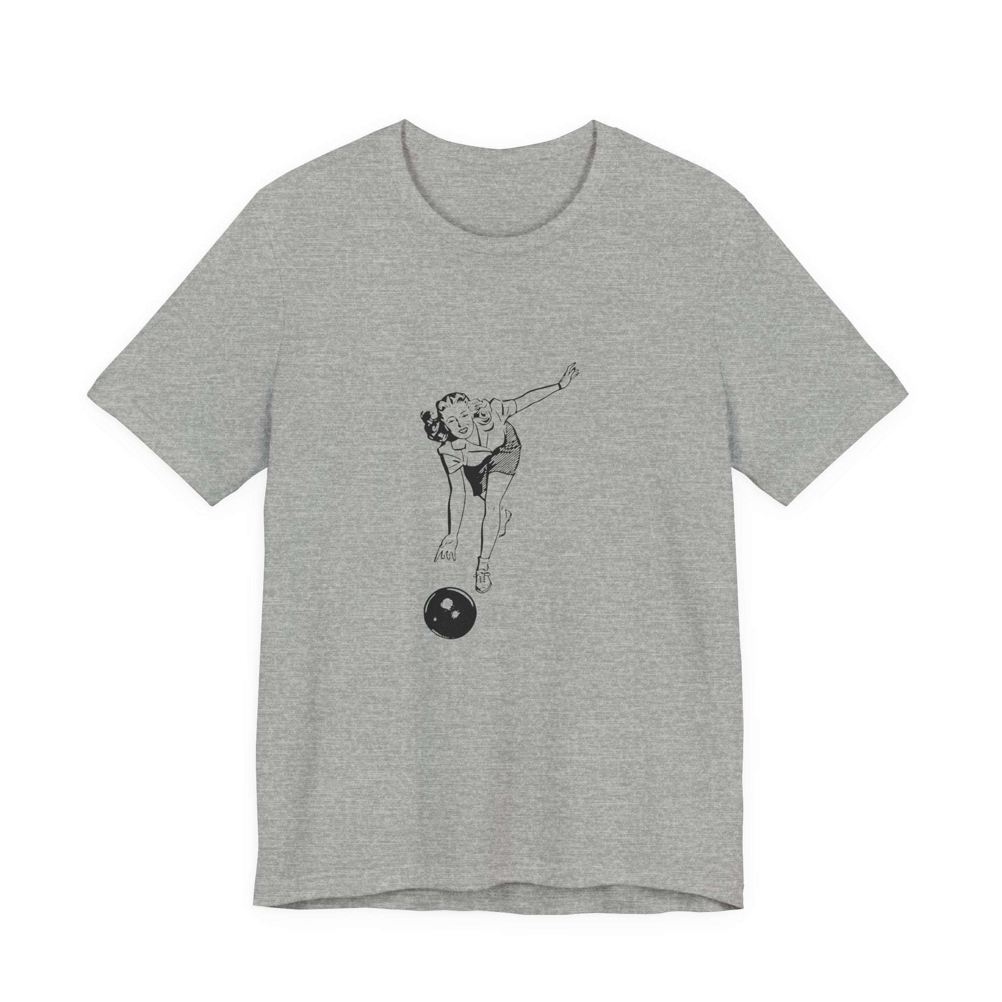 POP Culture Classics Bowling Babe Unisex Jersey Short Sleeve T-Shirt - POPvault
