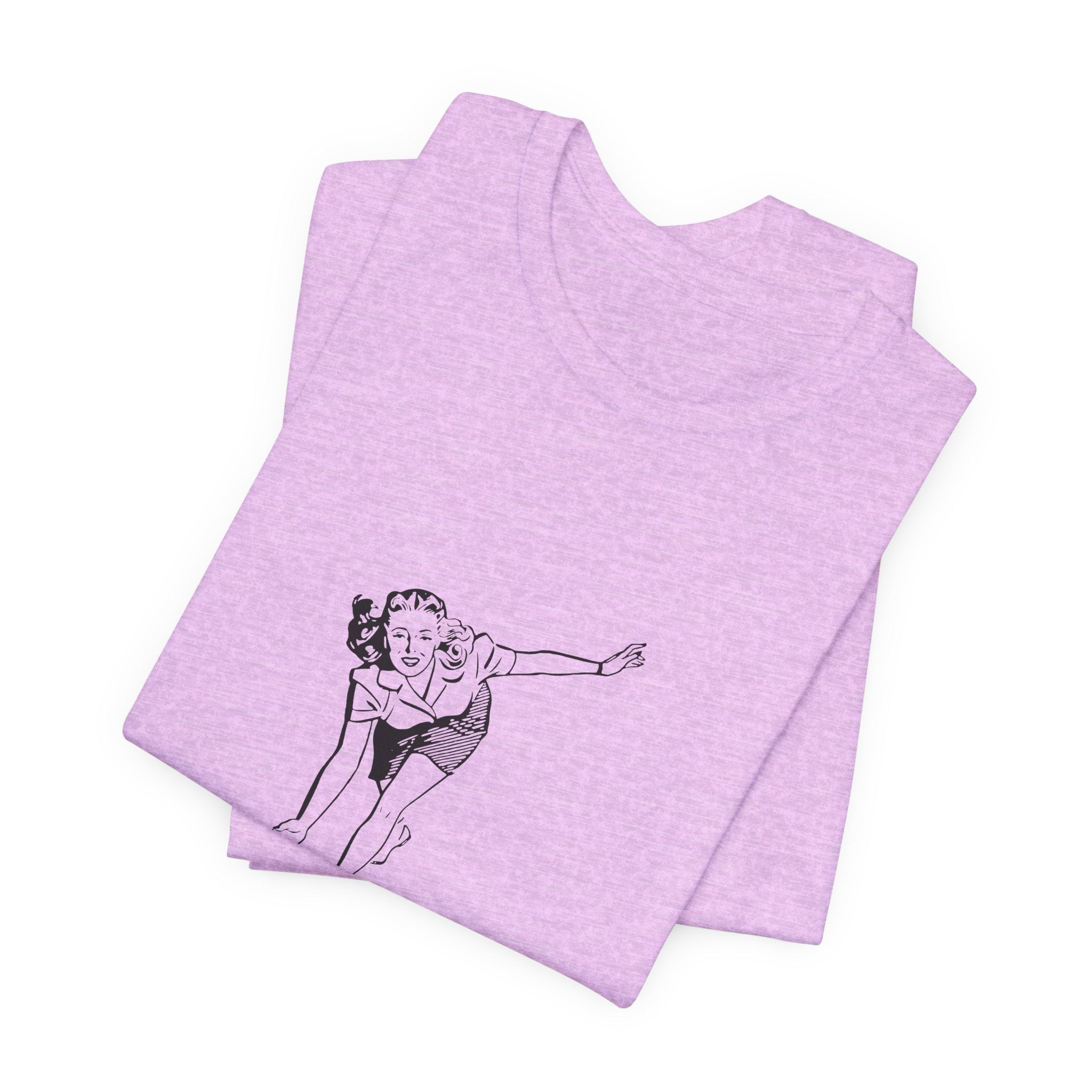 POP Culture Classics Bowling Babe Unisex Jersey Short Sleeve T-Shirt - POPvault