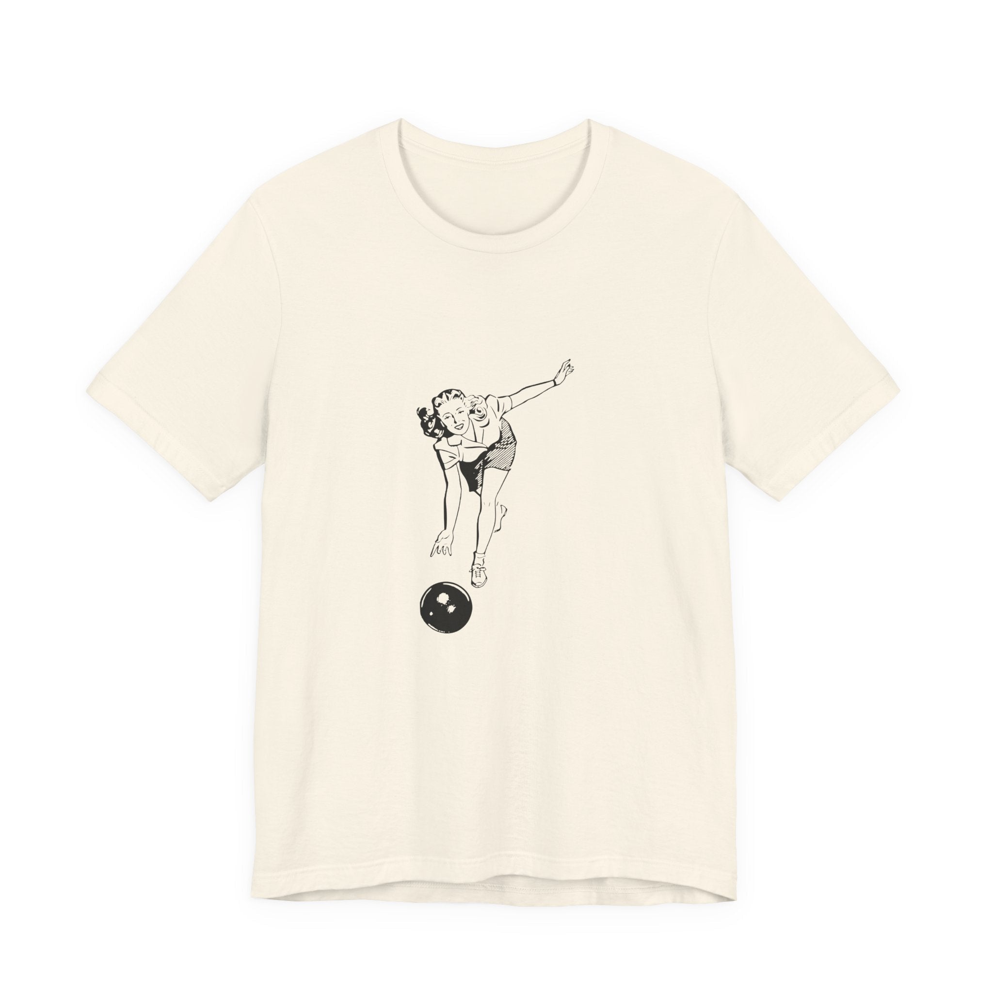 POP Culture Classics Bowling Babe Unisex Jersey Short Sleeve T-Shirt - POPvault